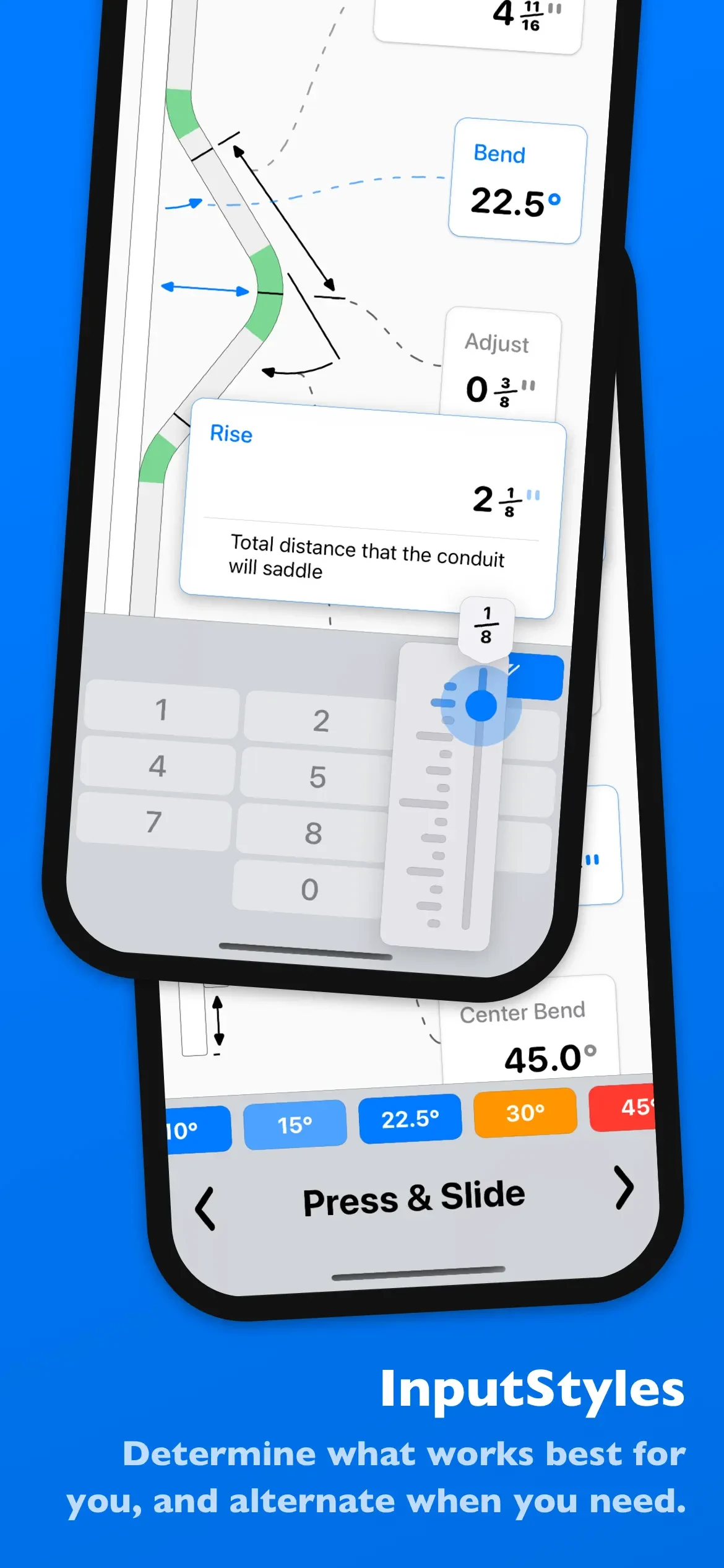 QuickBend: Conduit Bending app store screenshot 5 — Productivity (iOS)