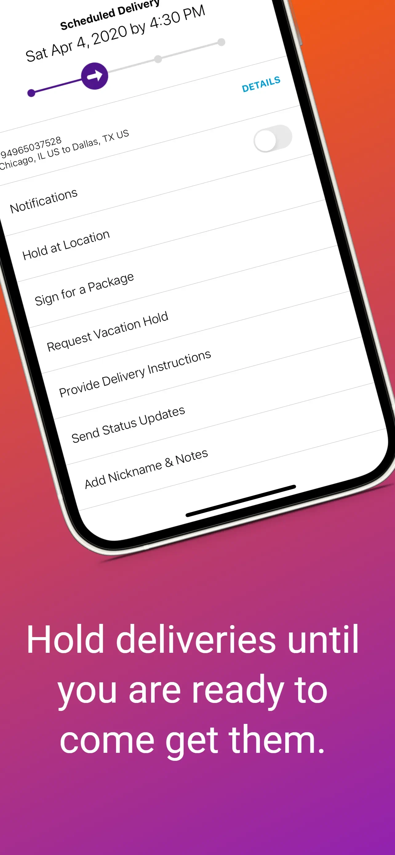 FedEx Mobile app store screenshot 4 — Business (iOS)