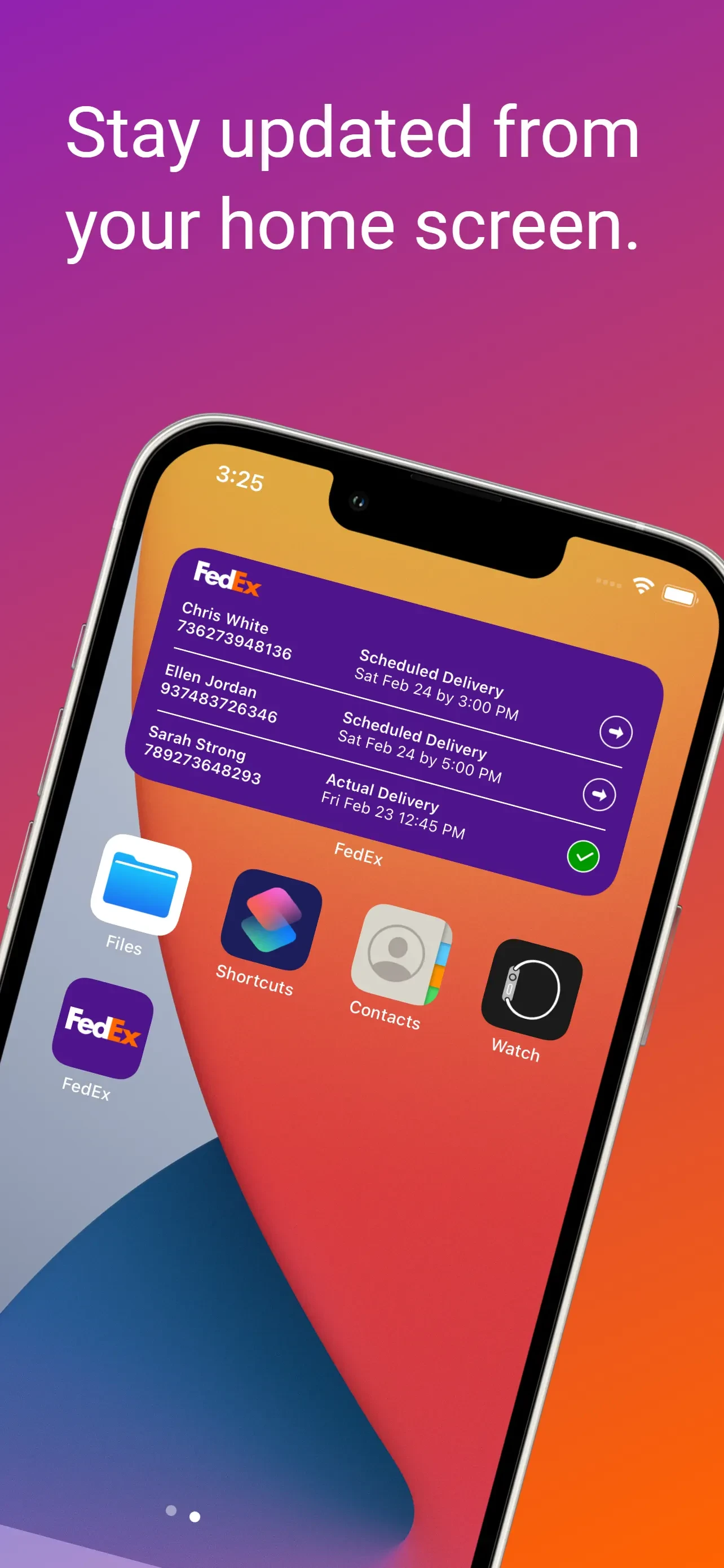 FedEx Mobile app store screenshot 5 — Business (iOS)