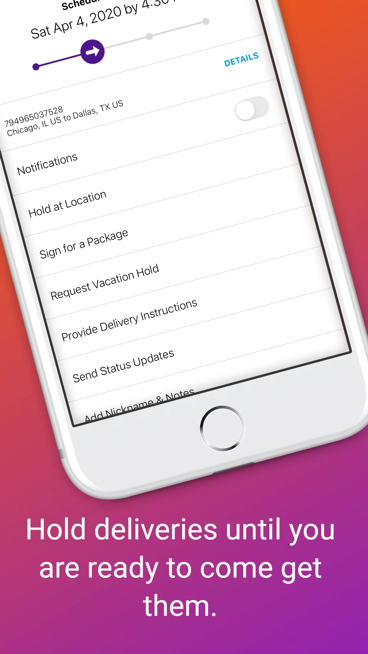 FedEx Mobile app store screenshot 4 — Business (iOS)