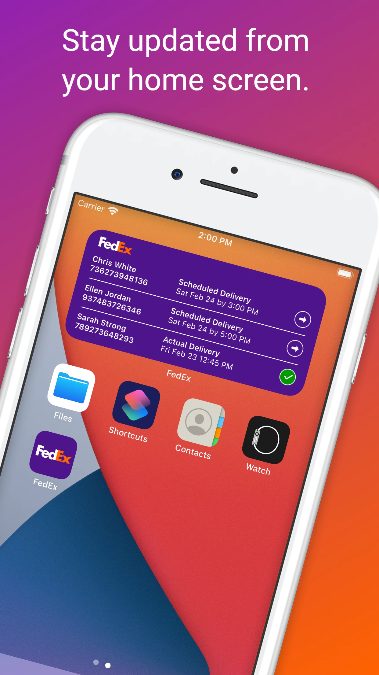 FedEx Mobile app store screenshot 5 — Business (iOS)
