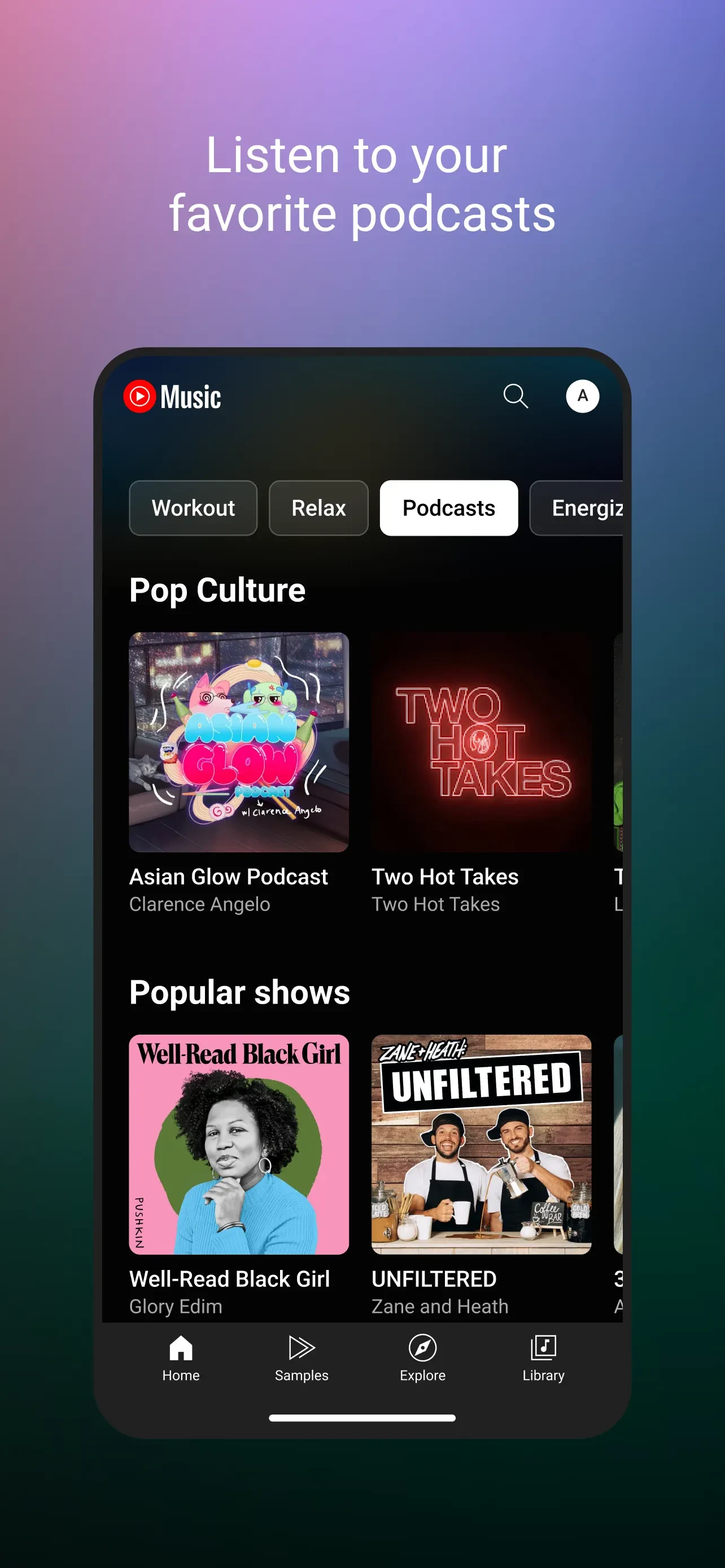 YouTube Music app store screenshot 4 — Music (iOS)