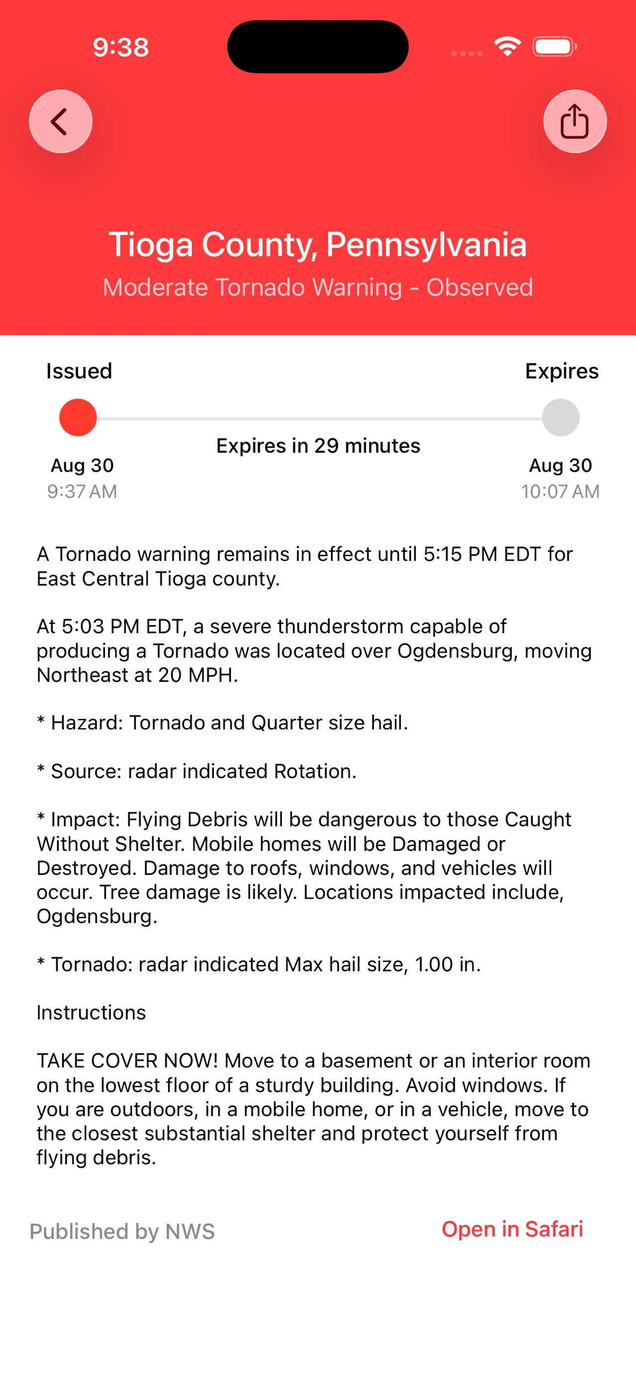 My Hurricane Tracker Pro app store screenshot 3 — Unknown (iOS)