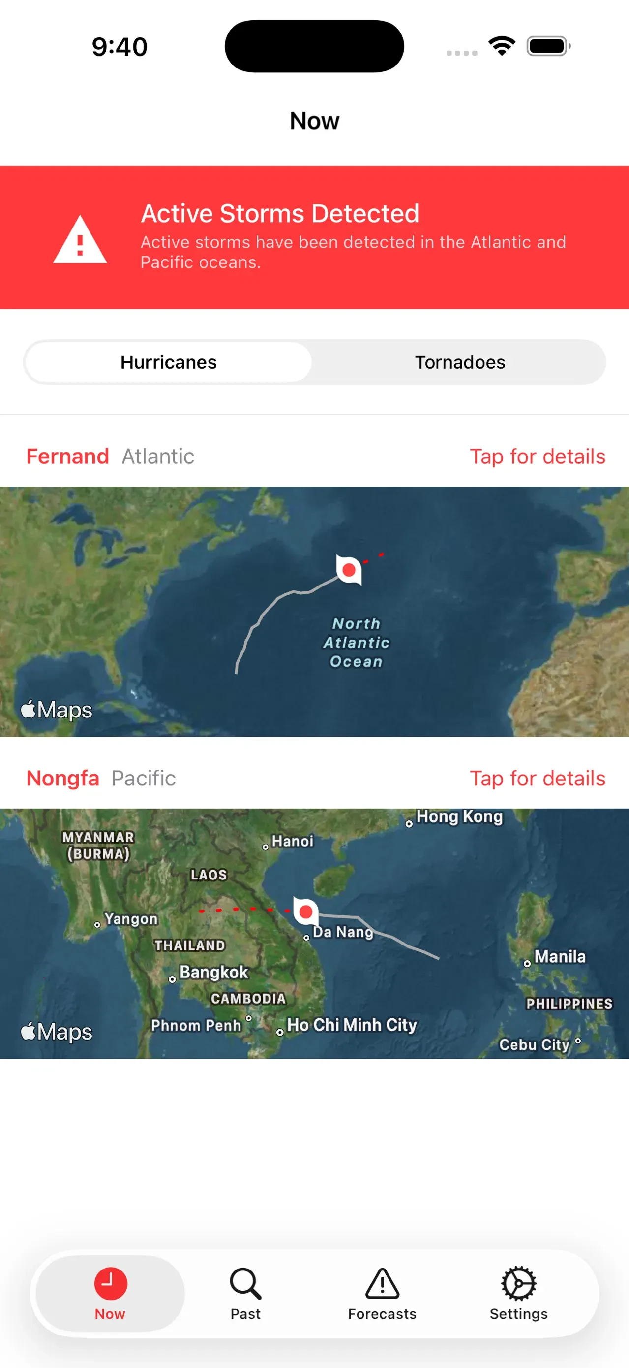 My Hurricane Tracker Pro app store screenshot 4 — Unknown (iOS)