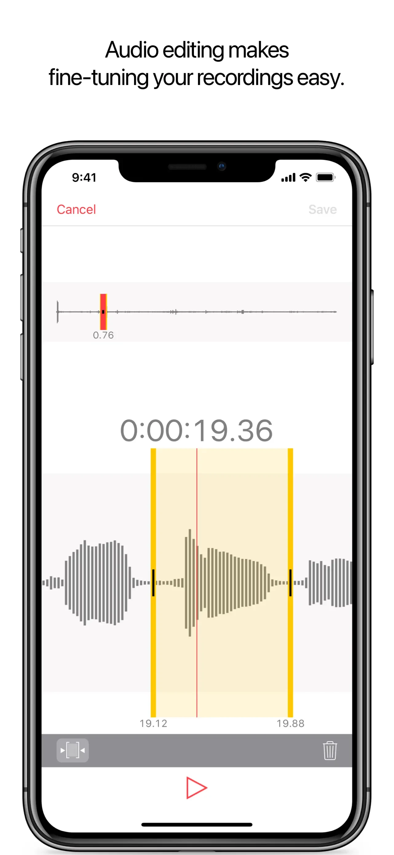 Just Press Record app store screenshot 5 — Utilities (iOS)