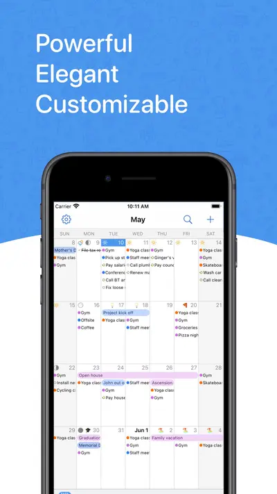 BusyCal: Calendar & Tasks app store screenshot 1 — Productivity (iOS)