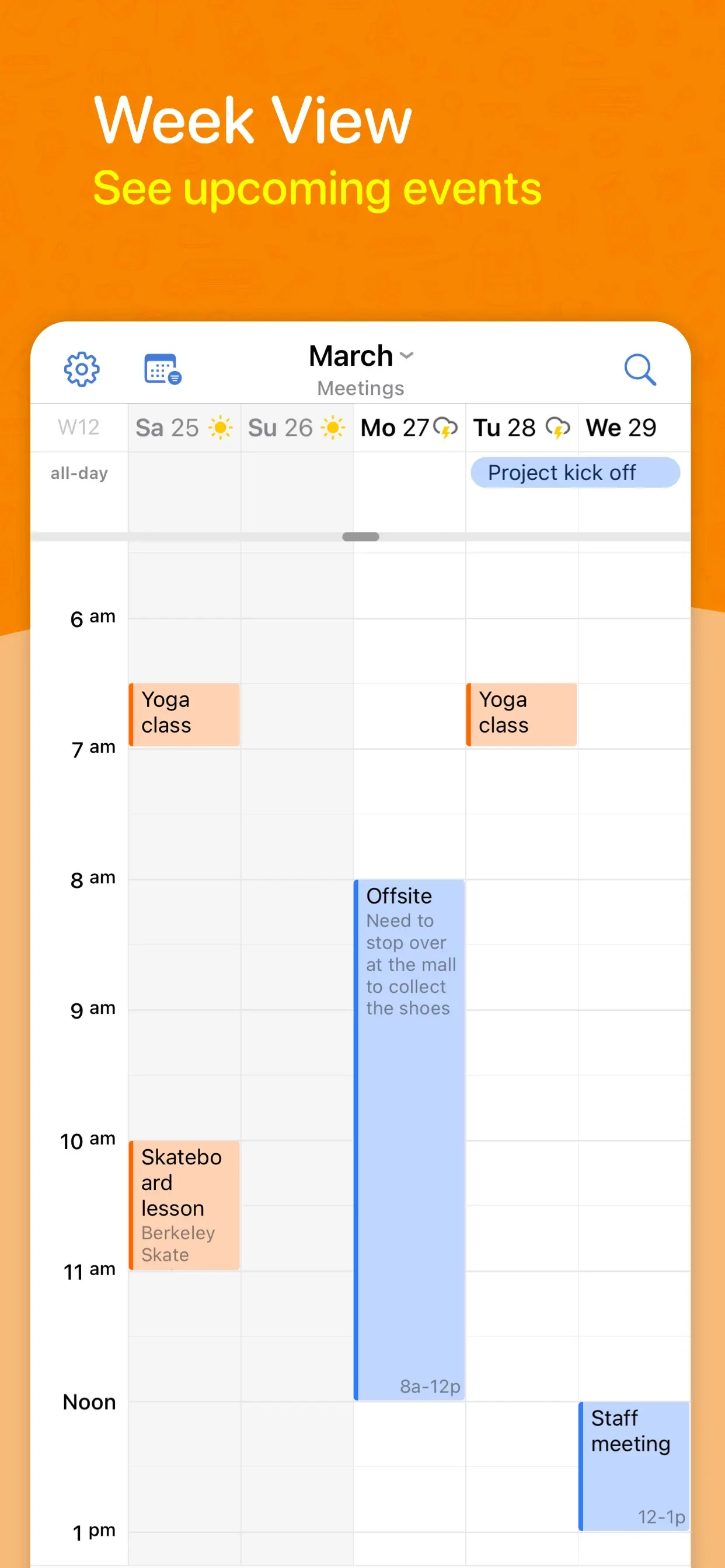 BusyCal: Calendar & Tasks app store screenshot 4 — Productivity (iOS)