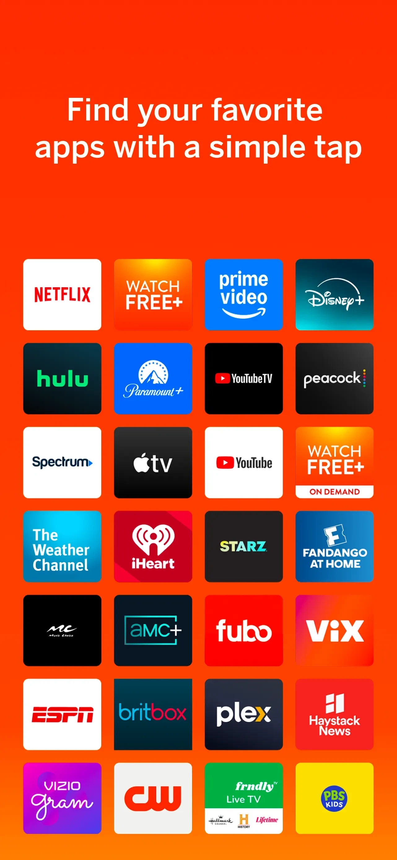 VIZIO | WatchFree+ app store screenshot 3 — Entertainment (iOS)
