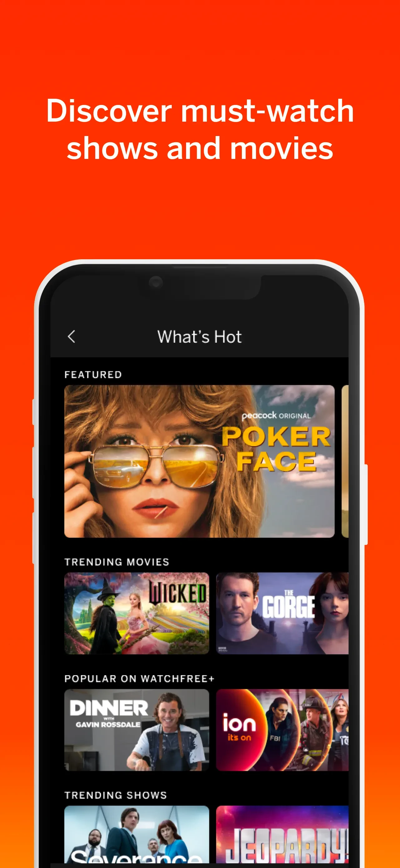 VIZIO | WatchFree+ app store screenshot 9 — Entertainment (iOS)