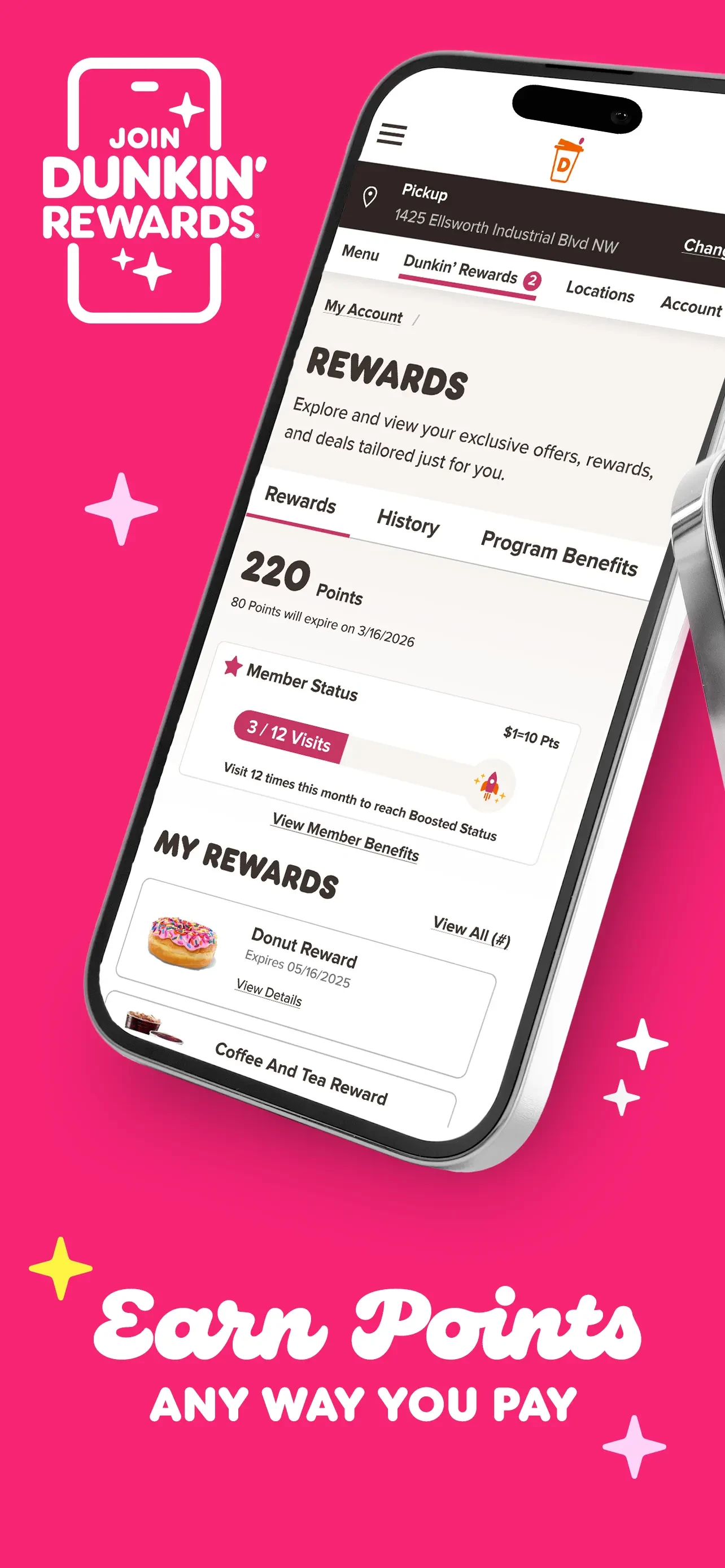 Dunkin' app store screenshot 2 — Unknown (iOS)