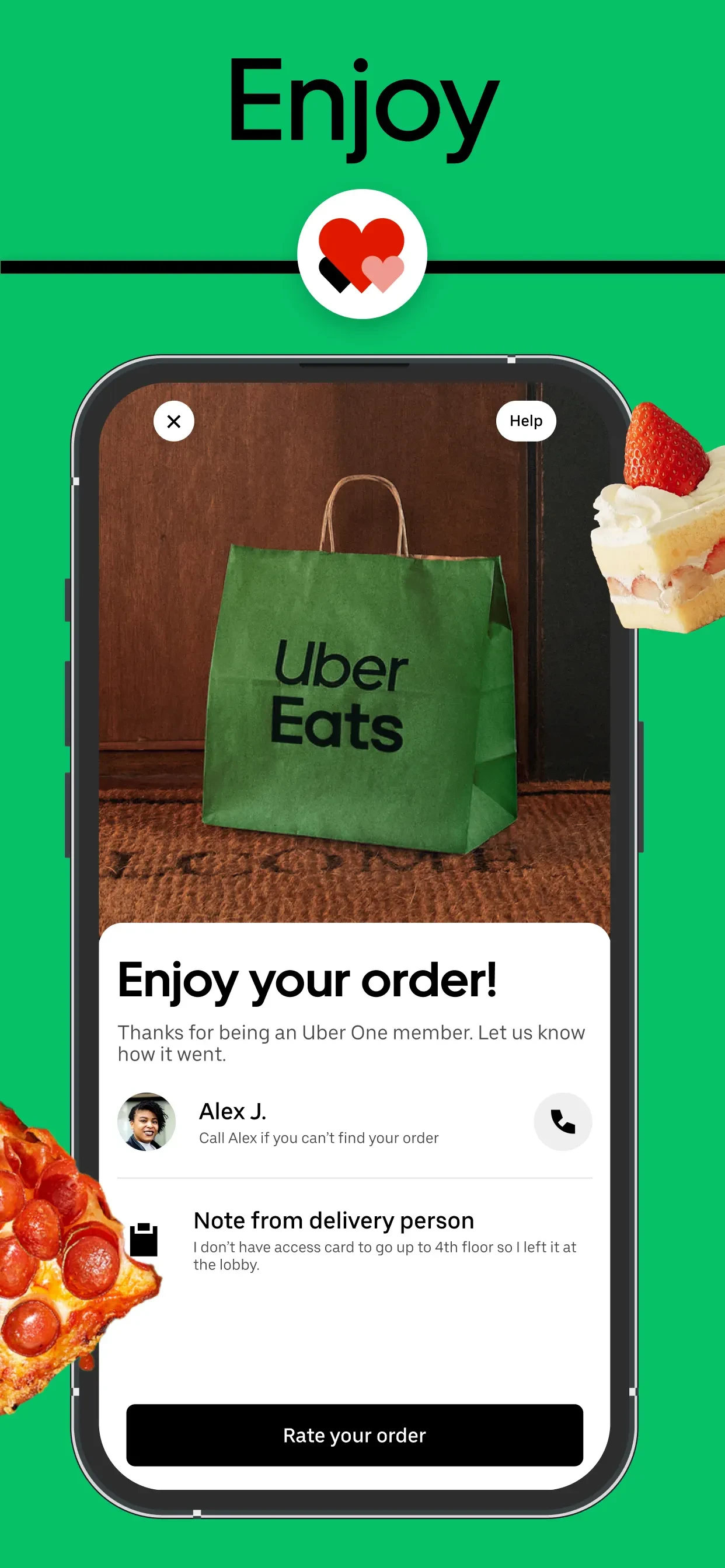 Uber Eats: Food & Groceries app store screenshot 6 — Food & Drink (iOS)