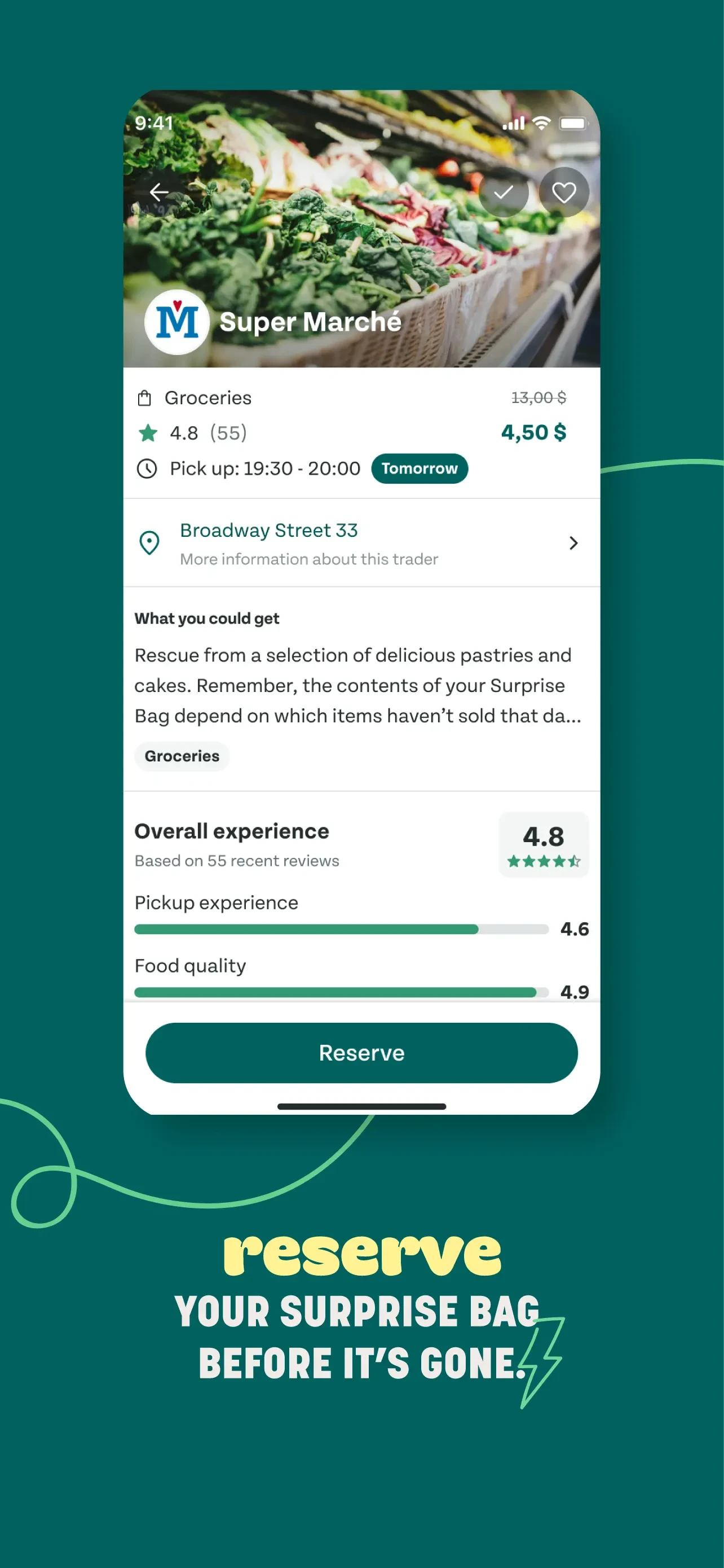 Too Good To Go: Save Good Food app store screenshot 3 — Food & Drink (iOS)