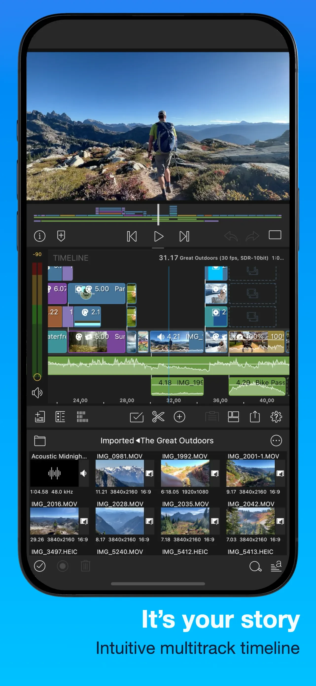 LumaFusion app store screenshot 2 — Photo & Video (iOS)