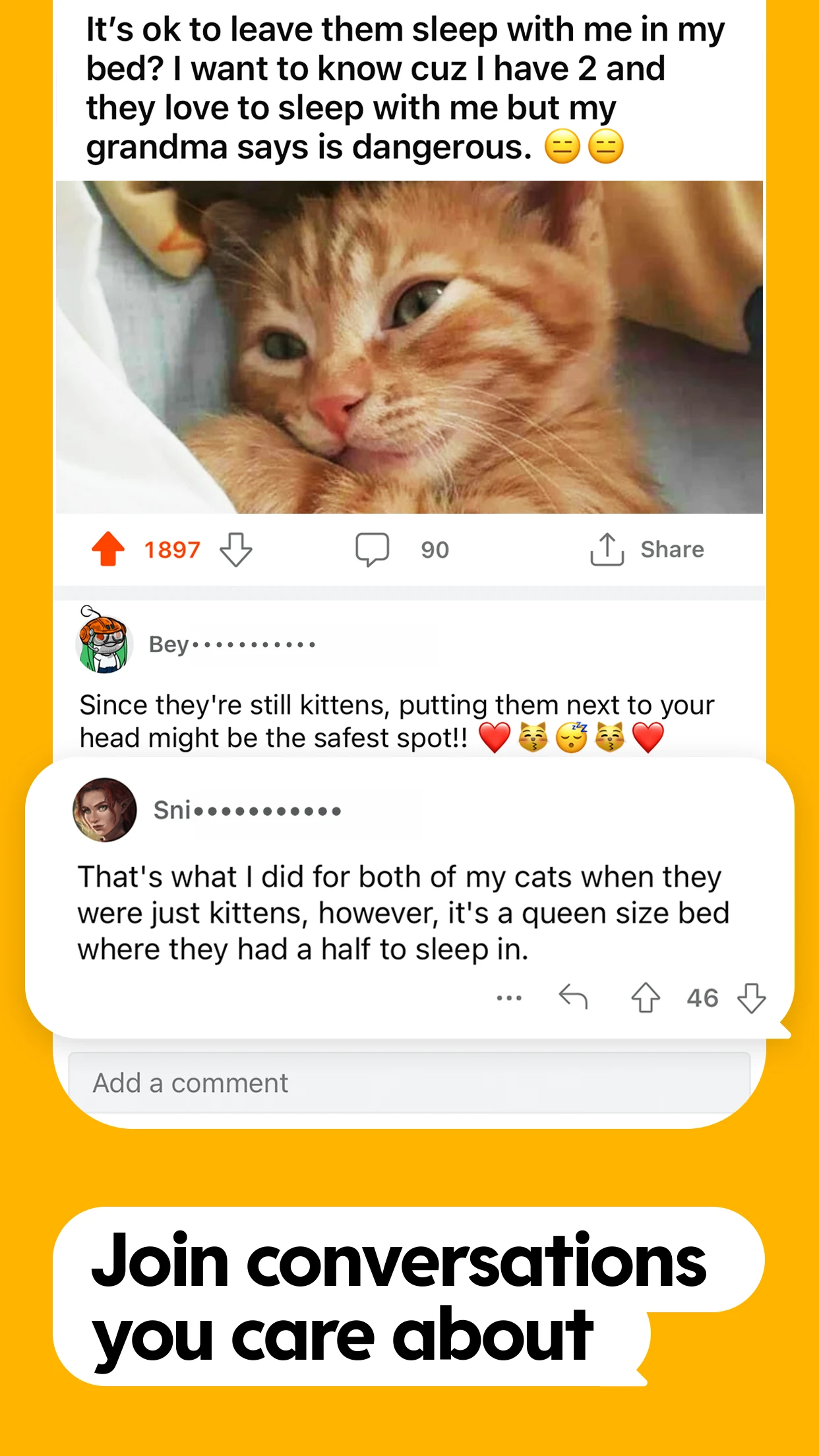 Reddit app store screenshot 3 — News (iOS)