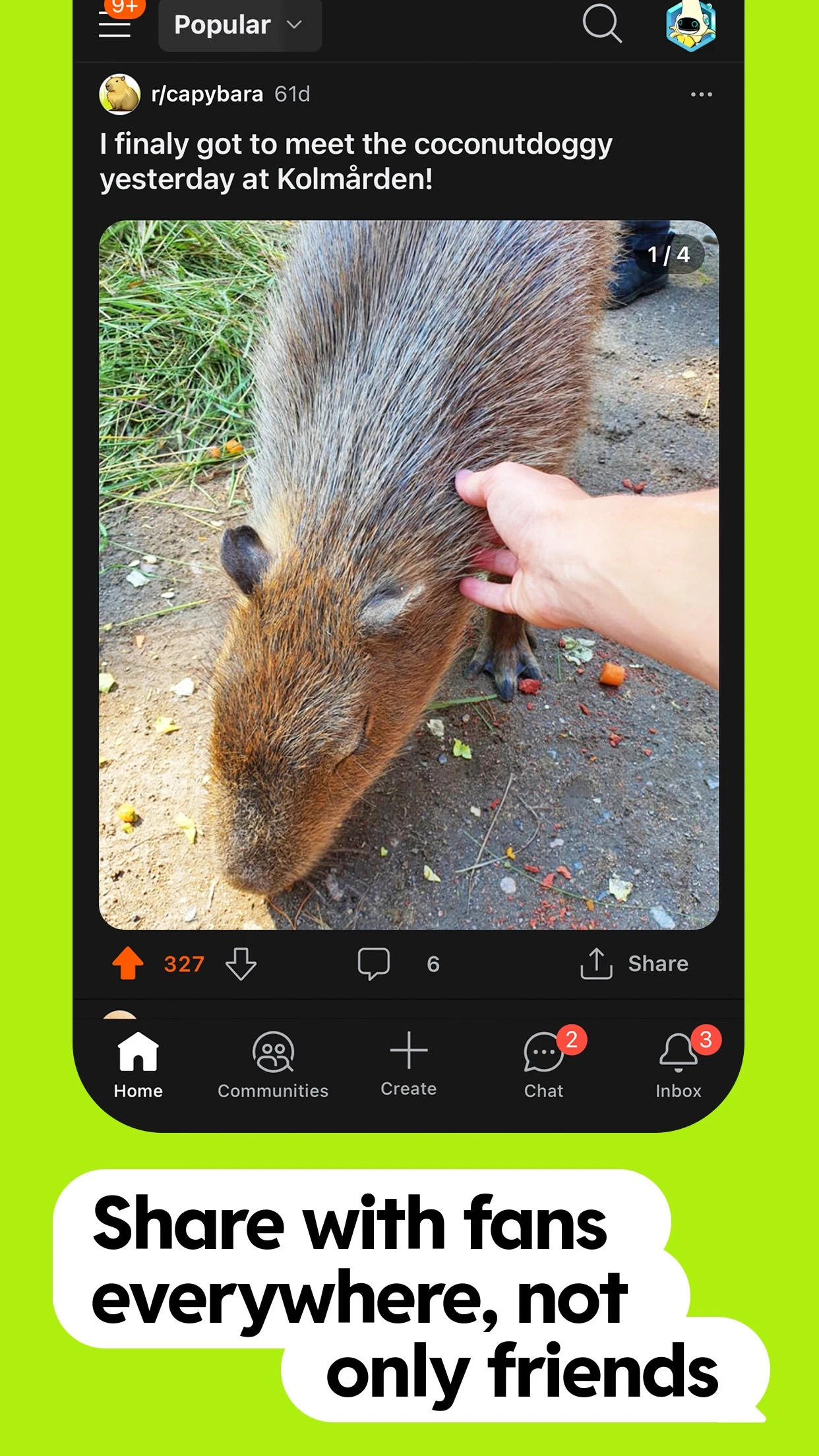 Reddit app store screenshot 5 — News (iOS)
