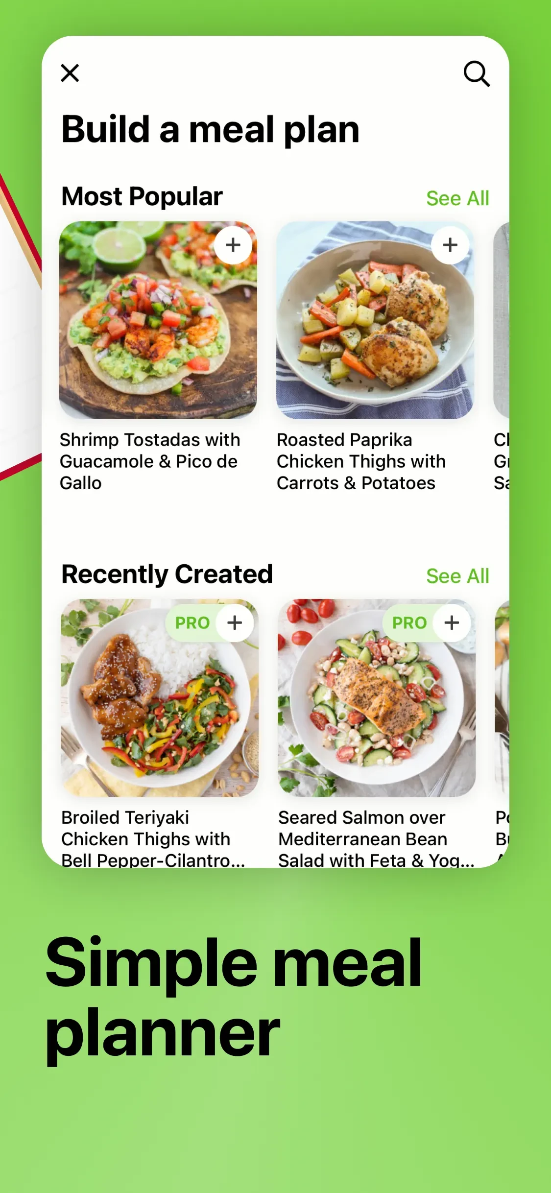 Mealime Meal Plans & Recipes app store screenshot 3 — Unknown (iOS)