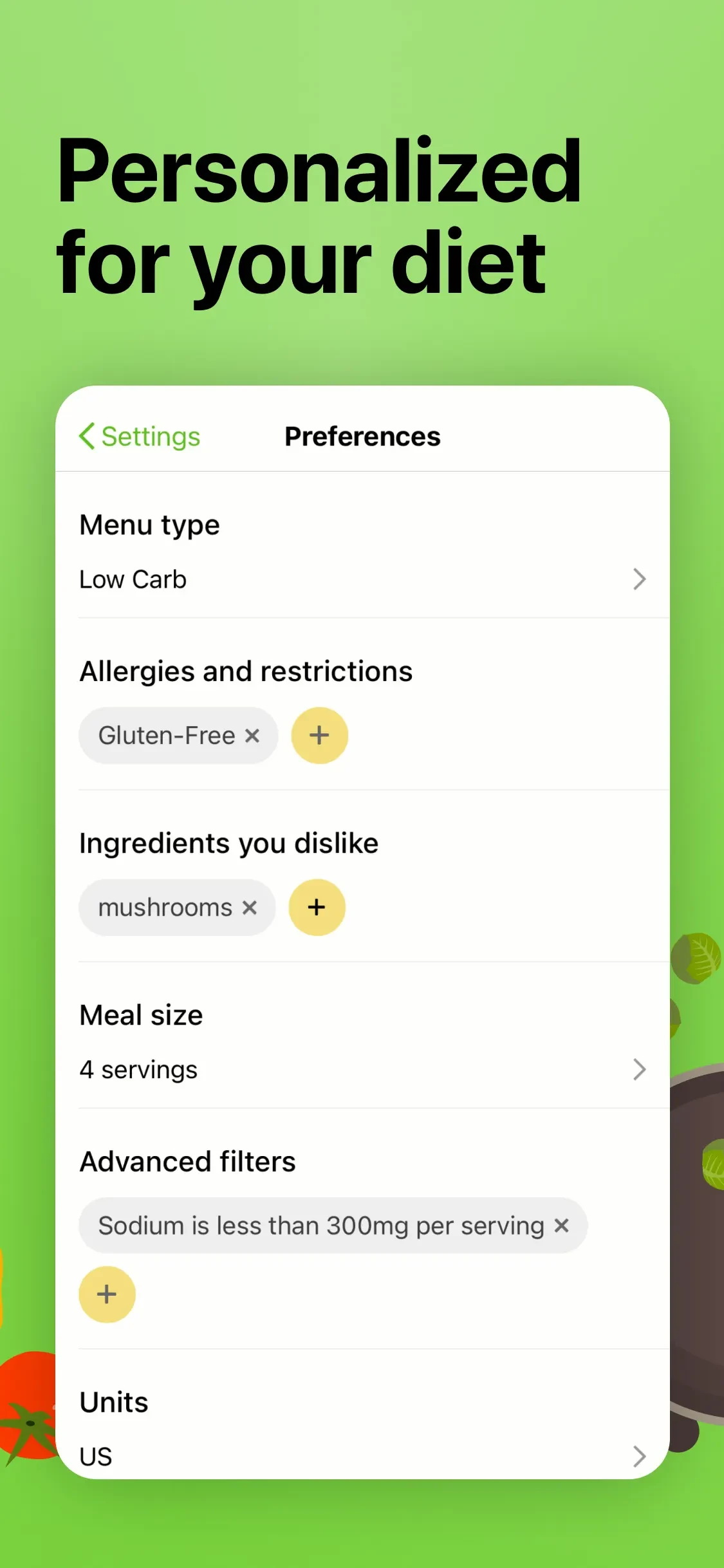 Mealime Meal Plans & Recipes app store screenshot 7 — Unknown (iOS)