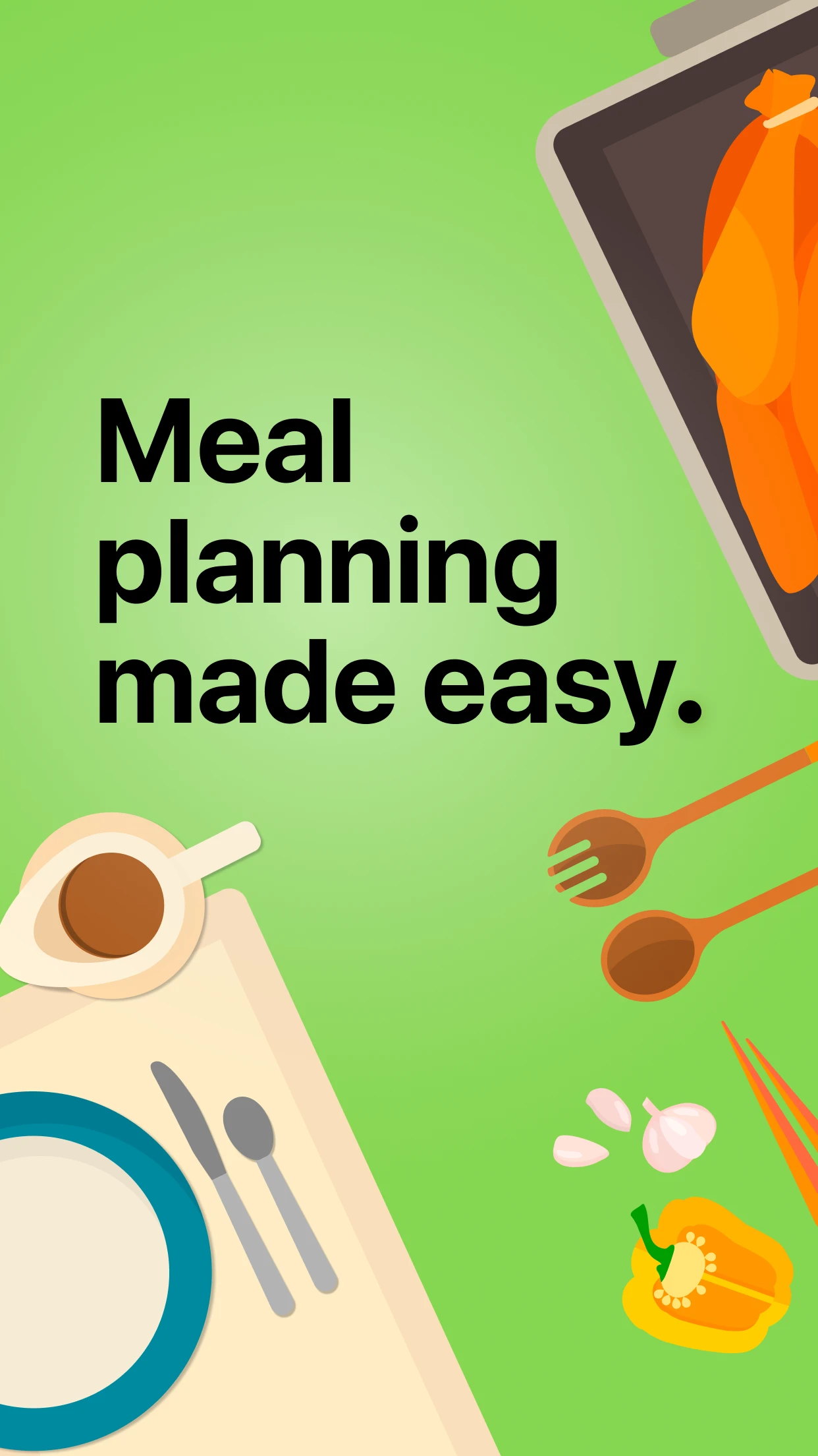 Mealime Meal Plans & Recipes app store screenshot 1 — Unknown (iOS)