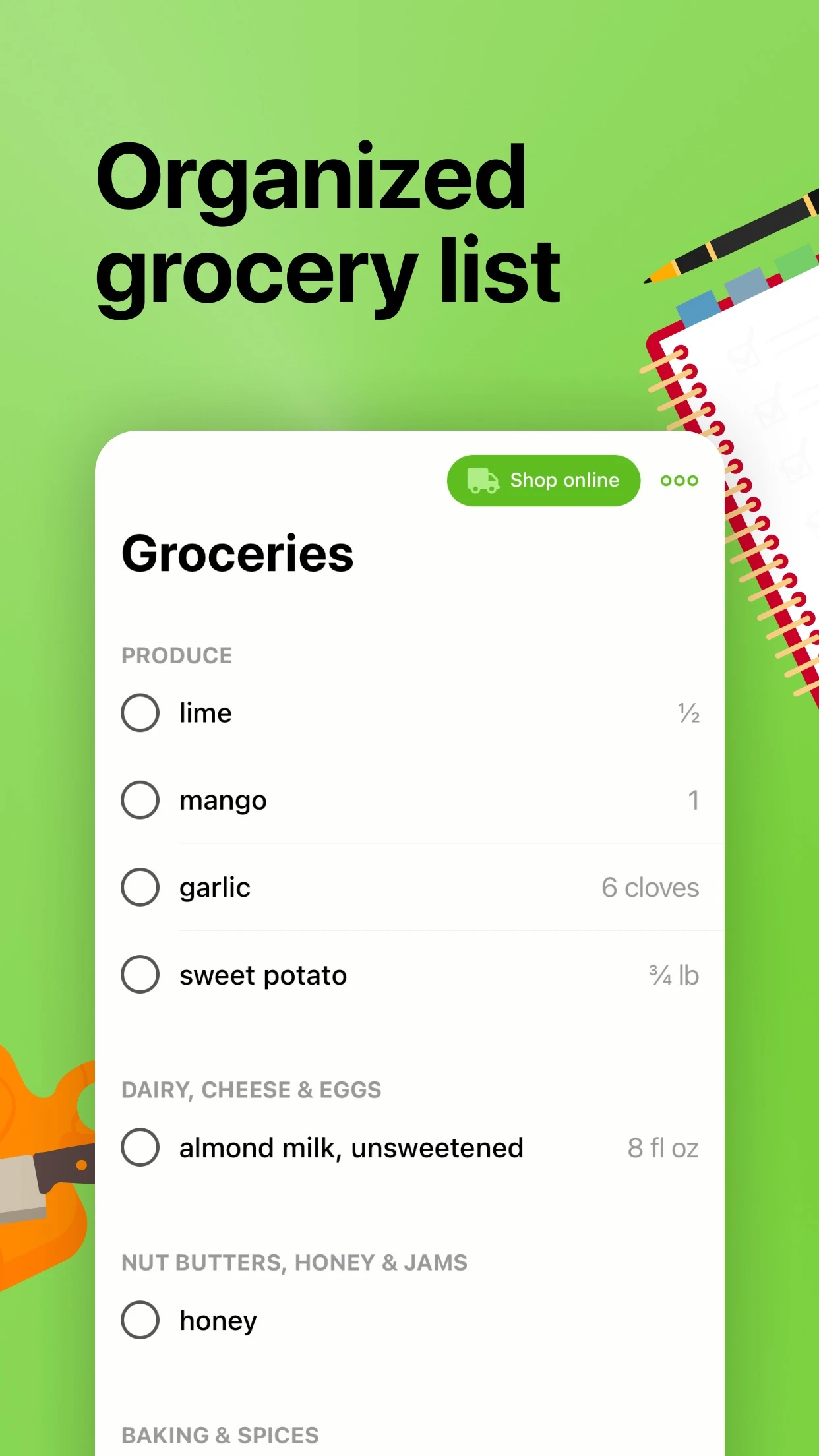 Mealime Meal Plans & Recipes app store screenshot 3 — Unknown (iOS)