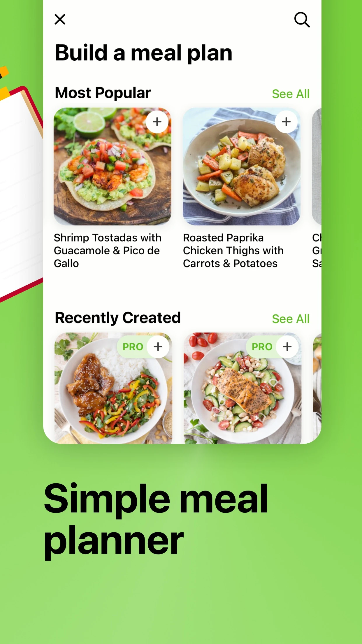 Mealime Meal Plans & Recipes app store screenshot 4 — Unknown (iOS)