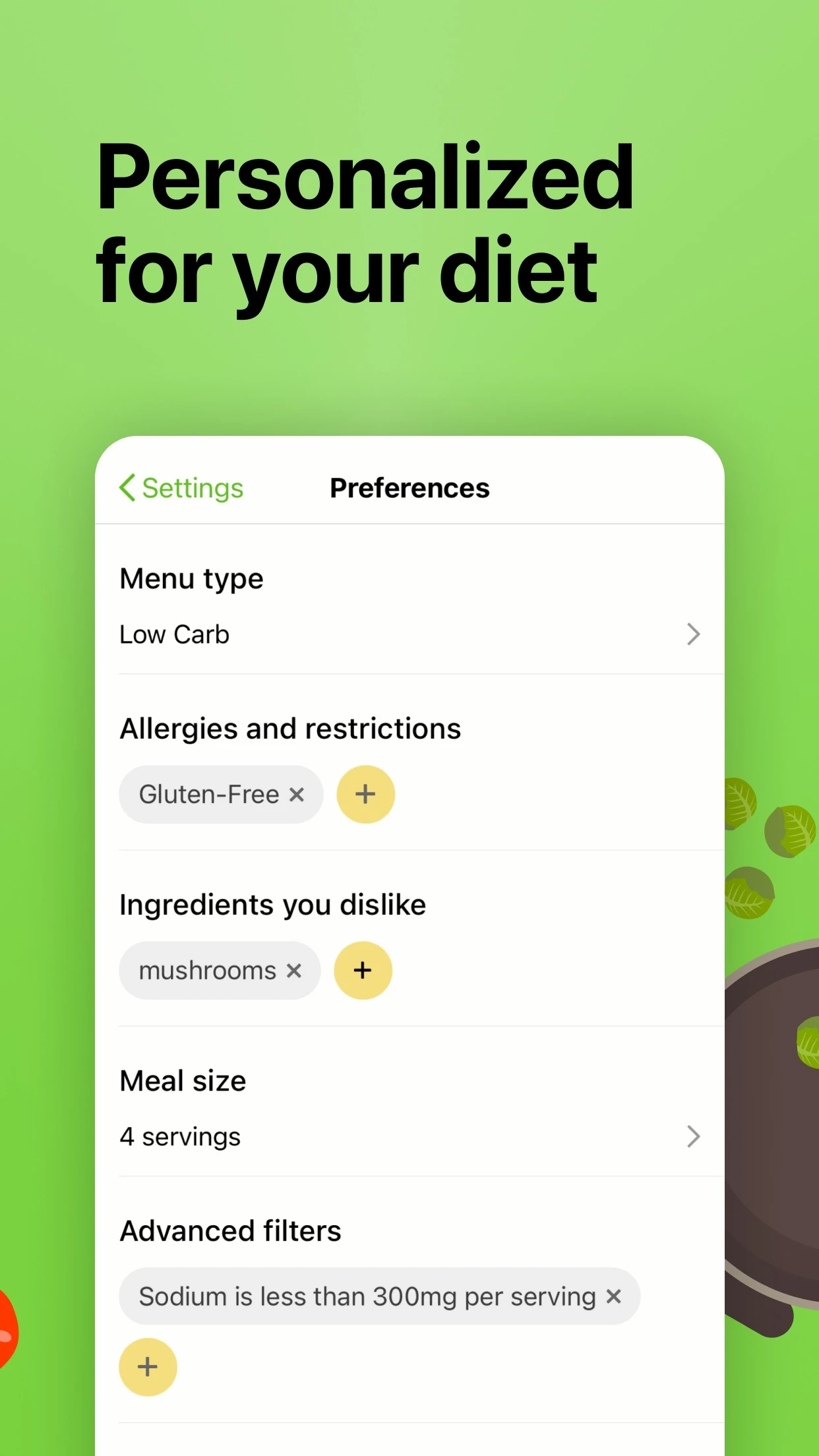 Mealime Meal Plans & Recipes app store screenshot 6 — Unknown (iOS)