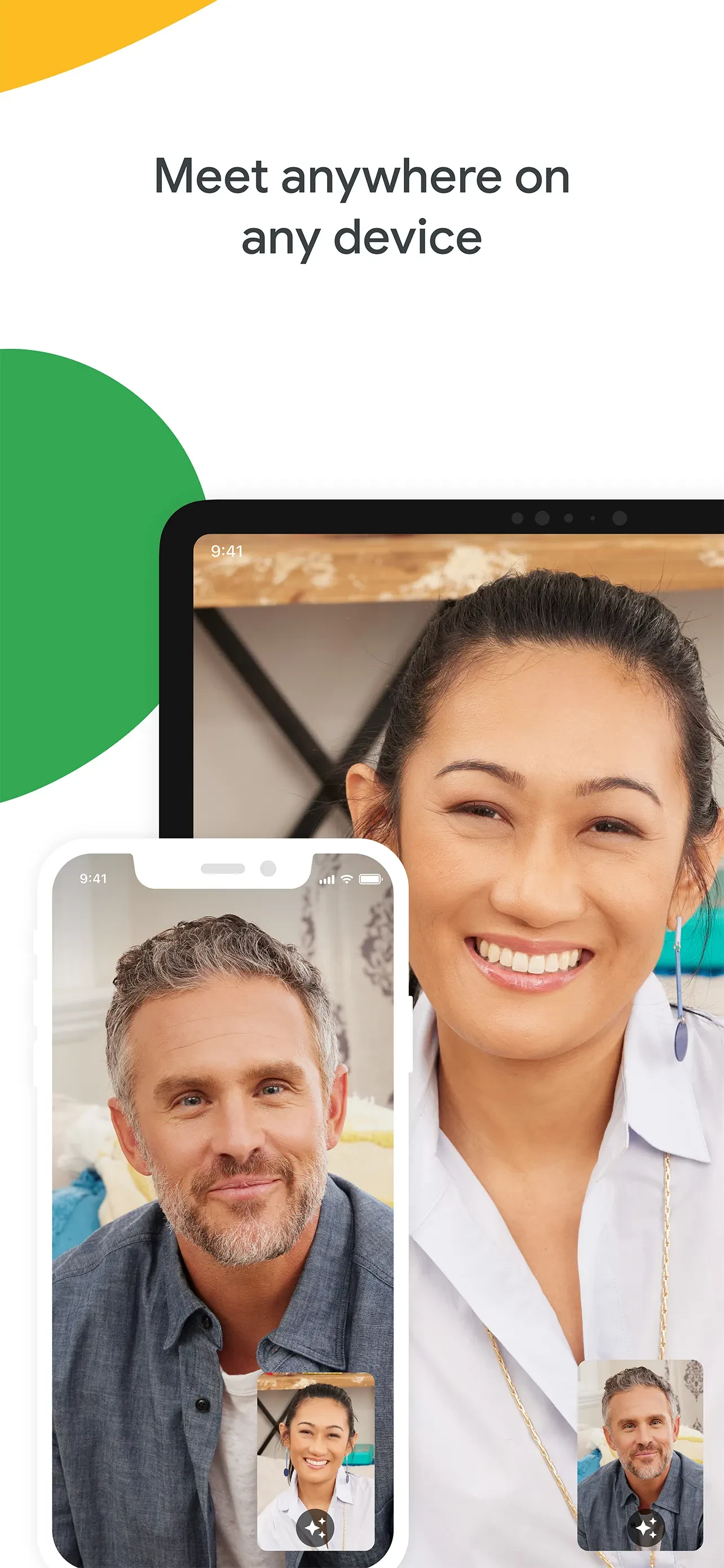 Google Meet app store screenshot 2 — Social Networking (iOS)