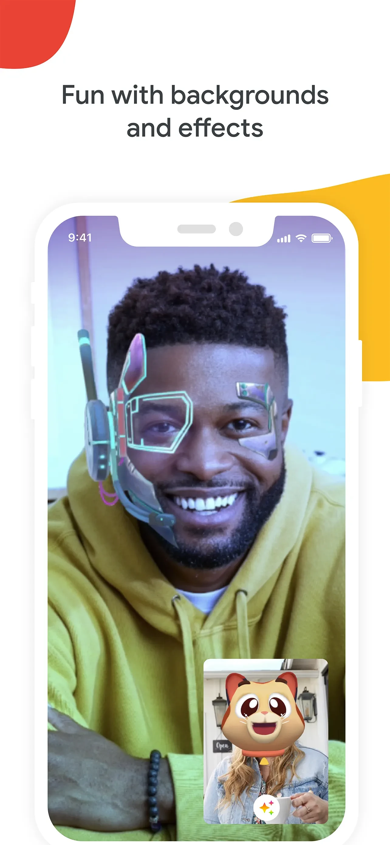 Google Meet app store screenshot 3 — Social Networking (iOS)
