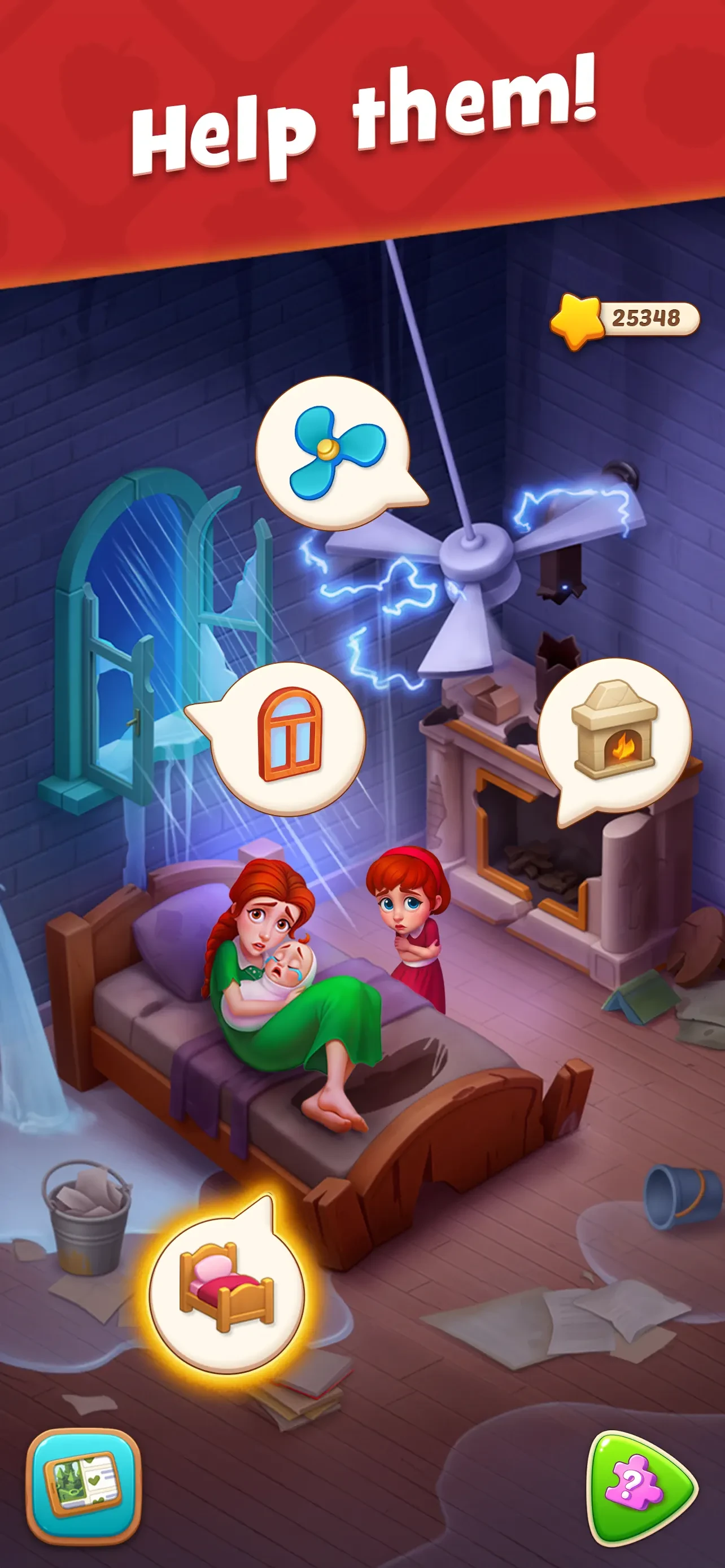 Gardenscapes app store screenshot 2 — Games (iOS)