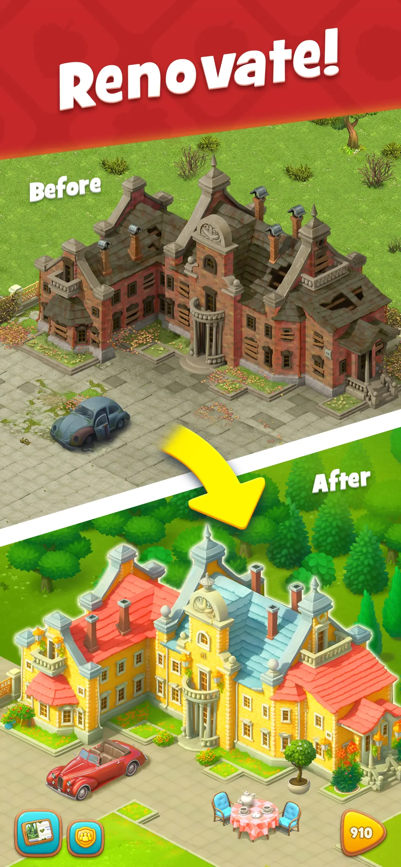 Gardenscapes app store screenshot 6 — Games (iOS)