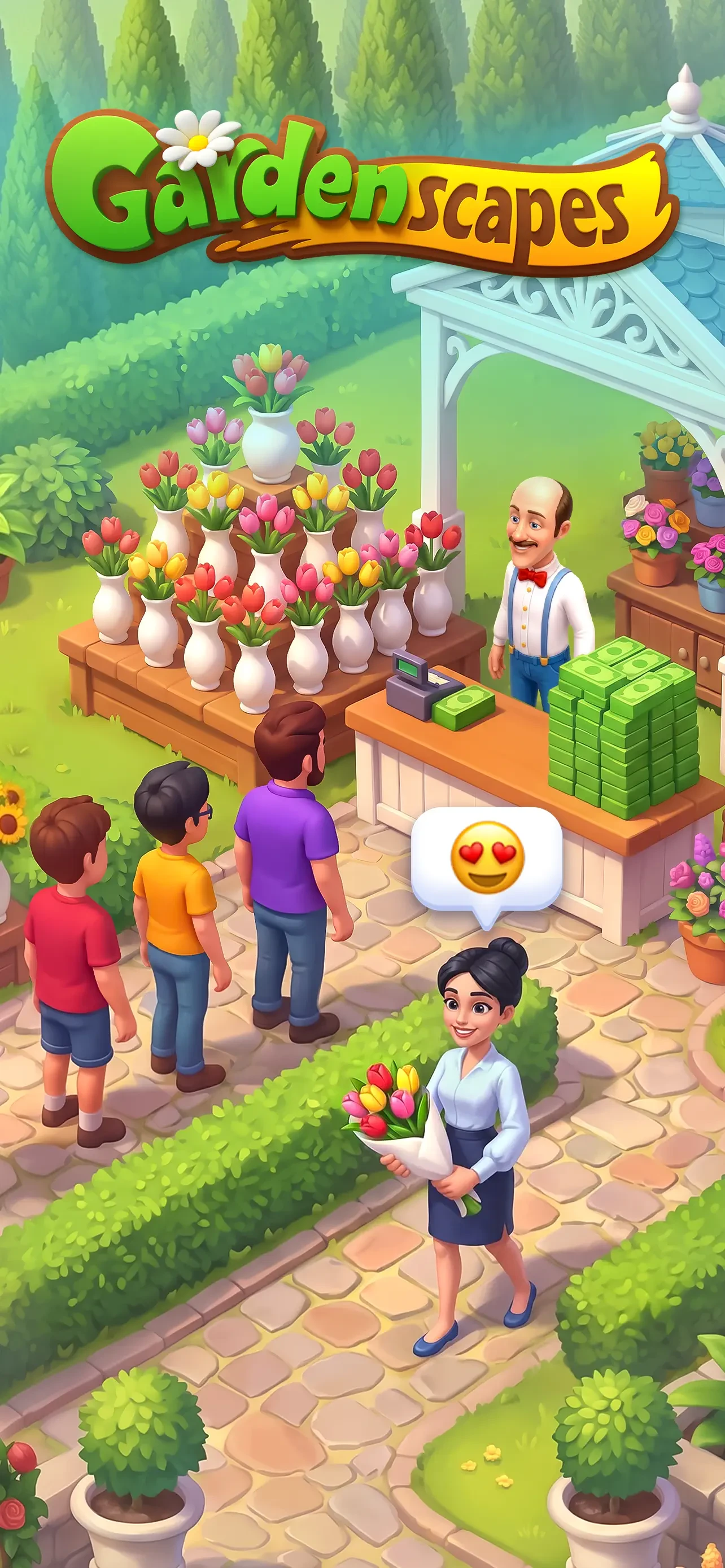 Gardenscapes app store screenshot 3 — Games (iOS)