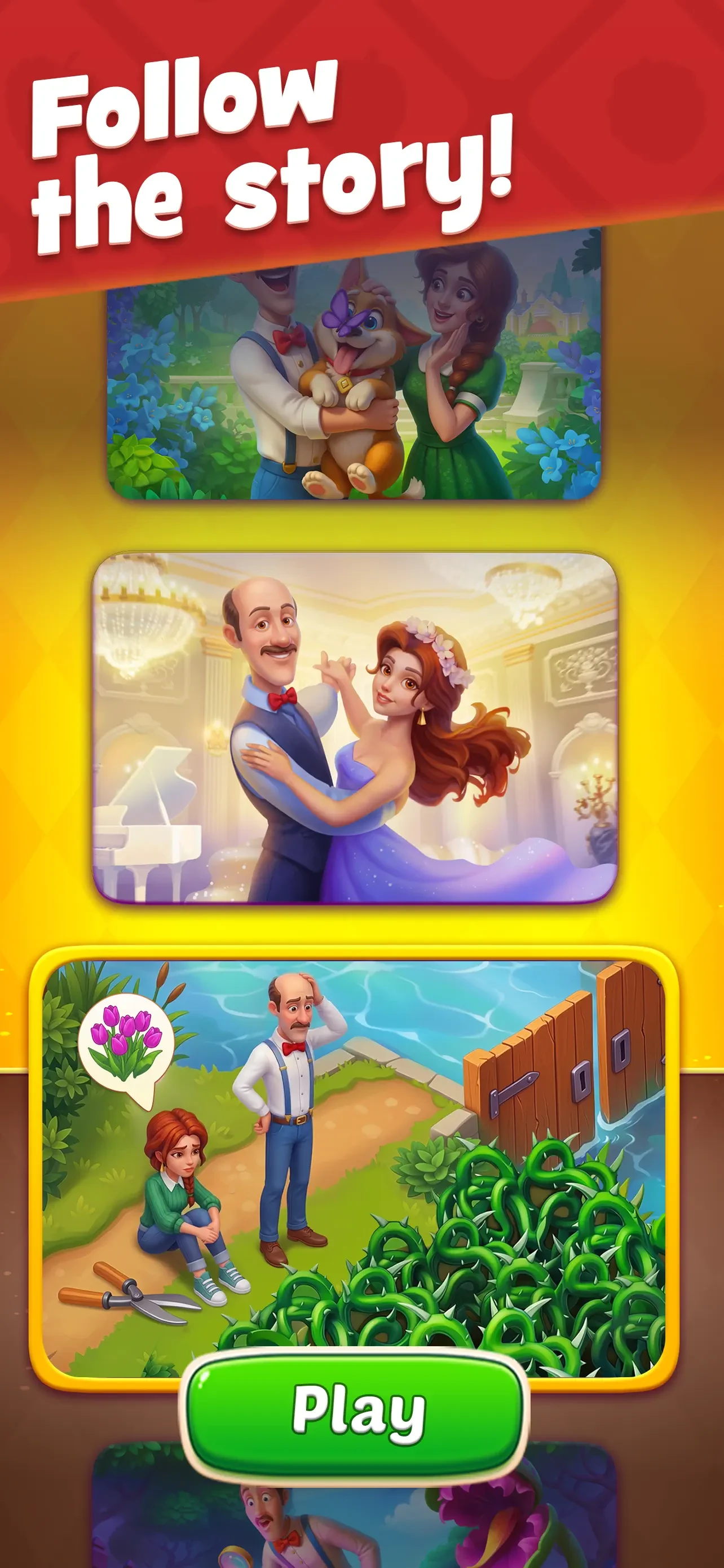 Gardenscapes app store screenshot 8 — Games (iOS)