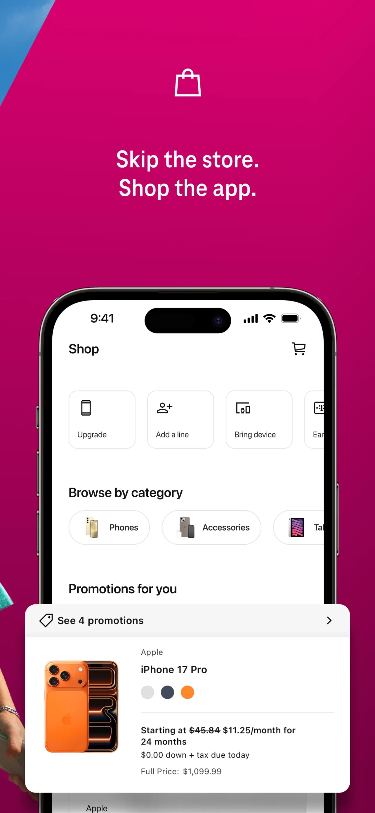 T-Life app store screenshot 2 — Lifestyle (iOS)