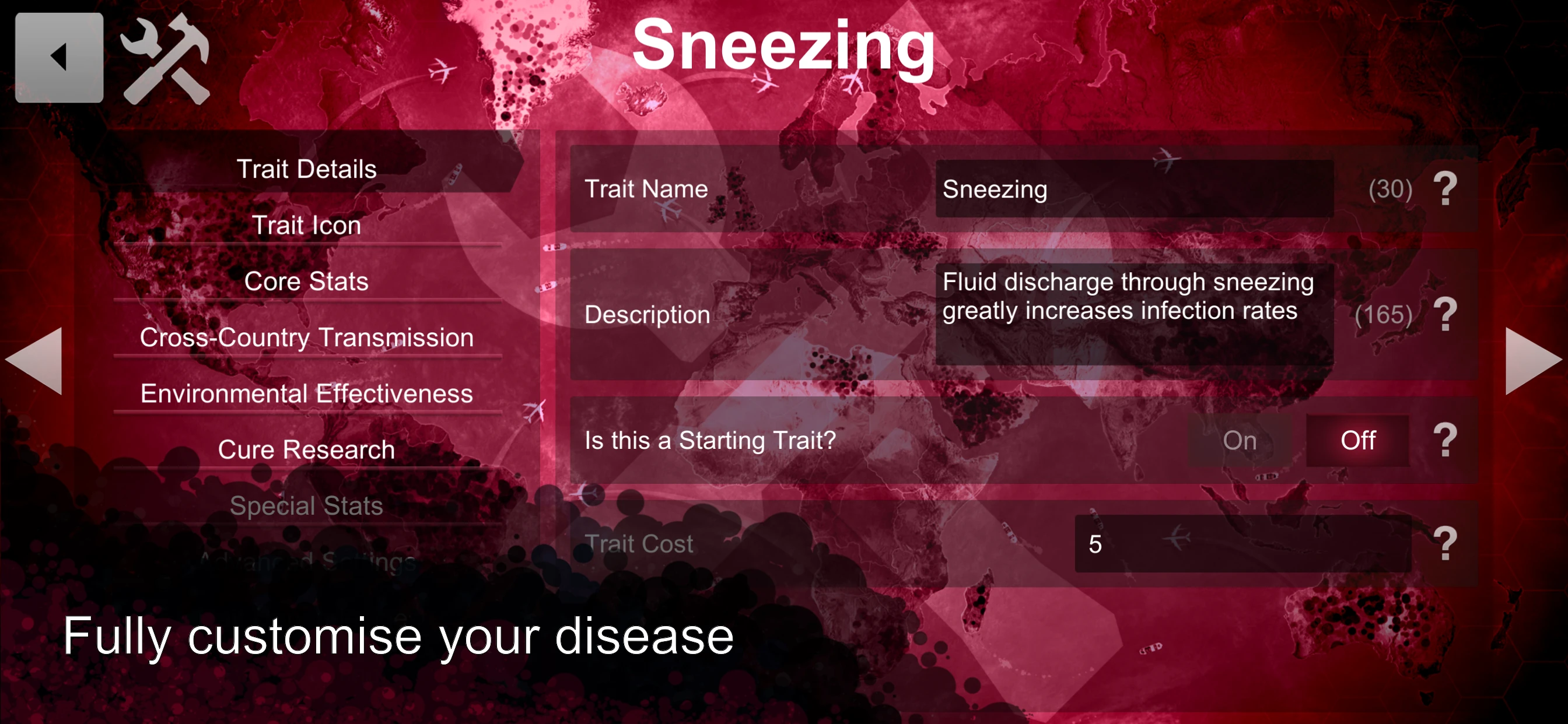 Plague Inc: Scenario Creator app store screenshot 4 — Utilities (iOS)
