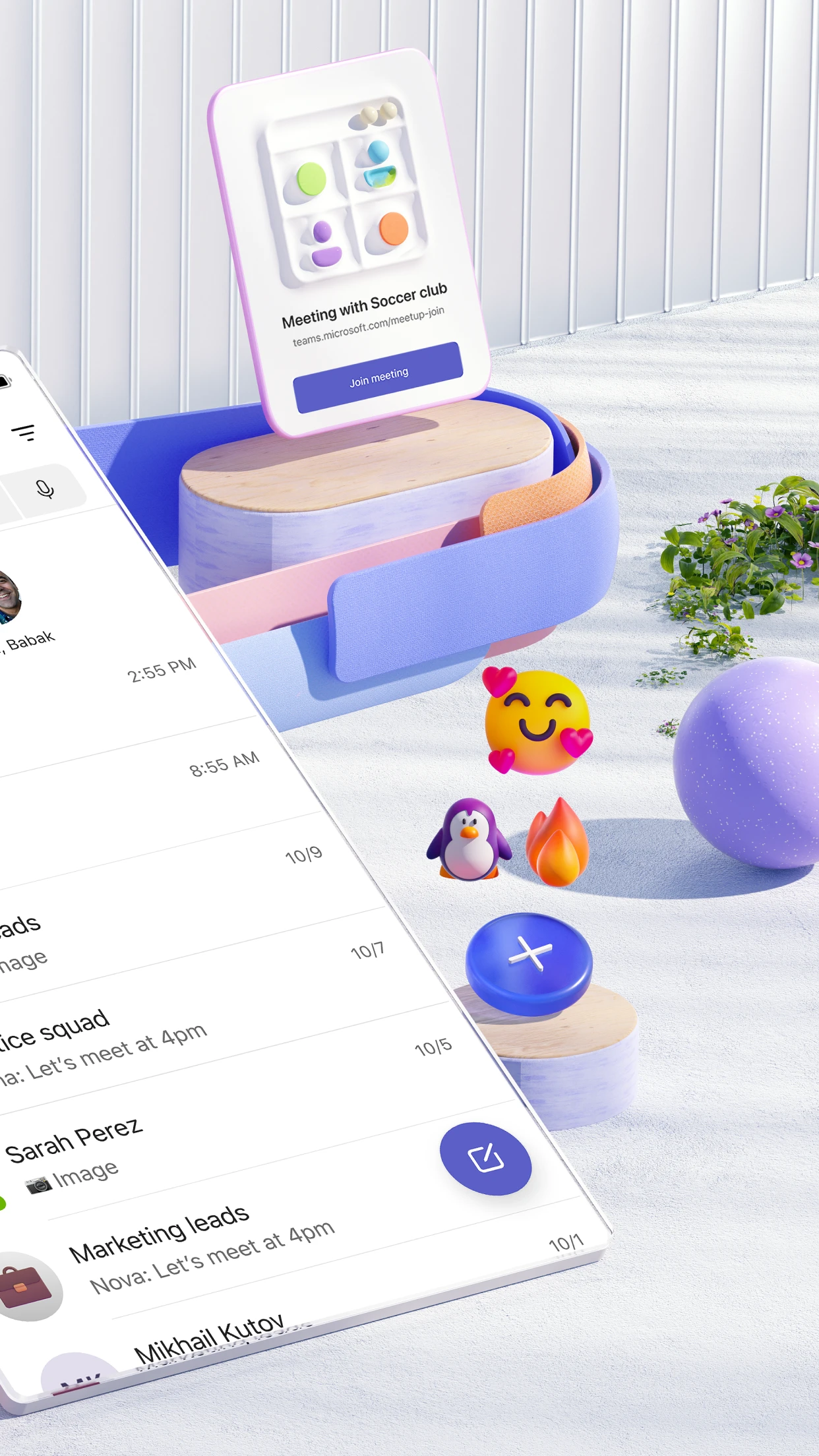Microsoft Teams app store screenshot 2 — Business (iOS)