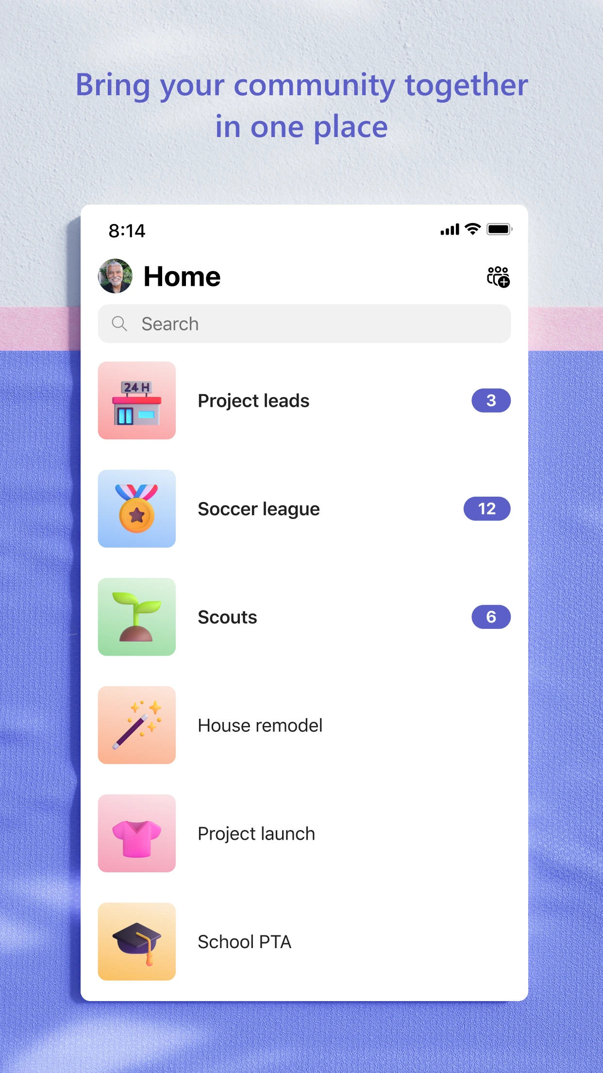 Microsoft Teams app store screenshot 4 — Business (iOS)