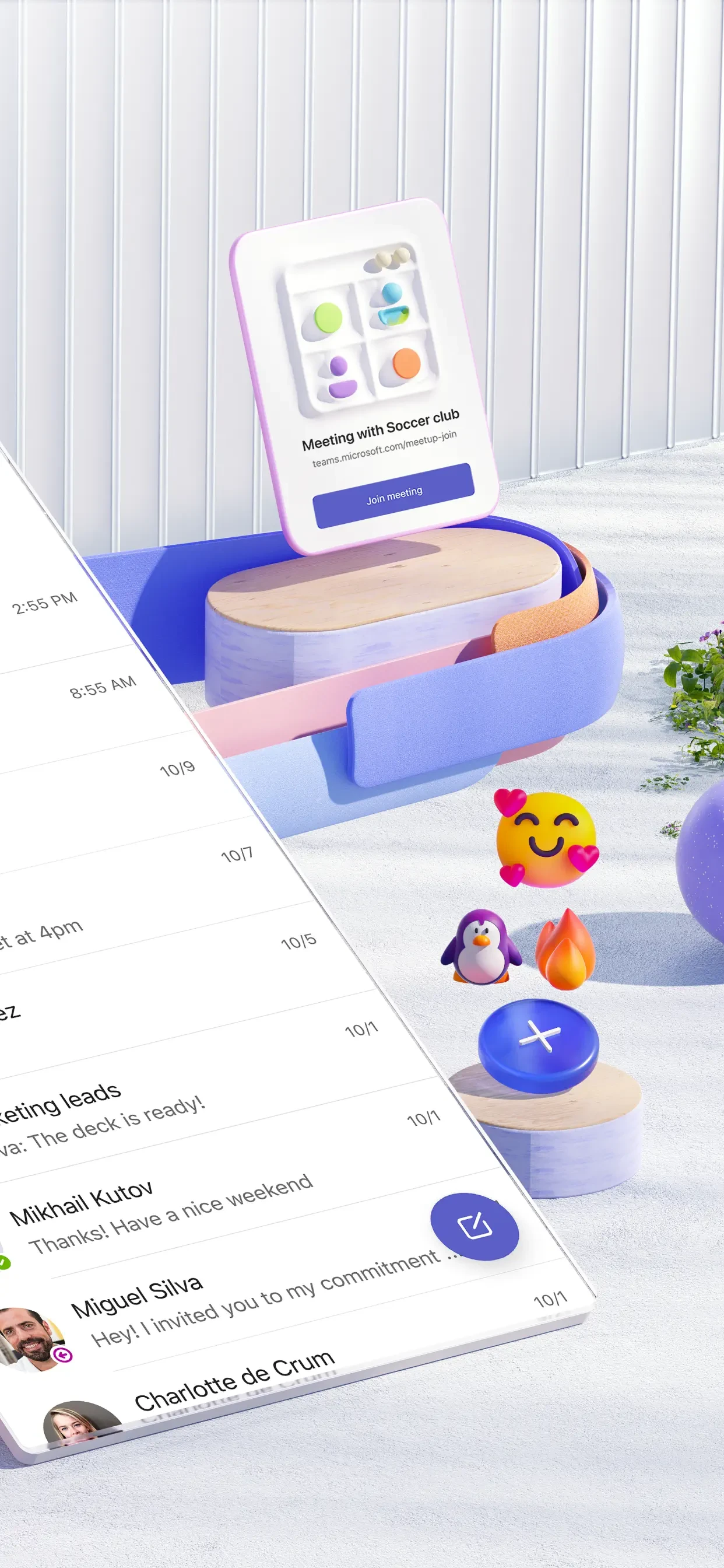 Microsoft Teams app store screenshot 2 — Business (iOS)