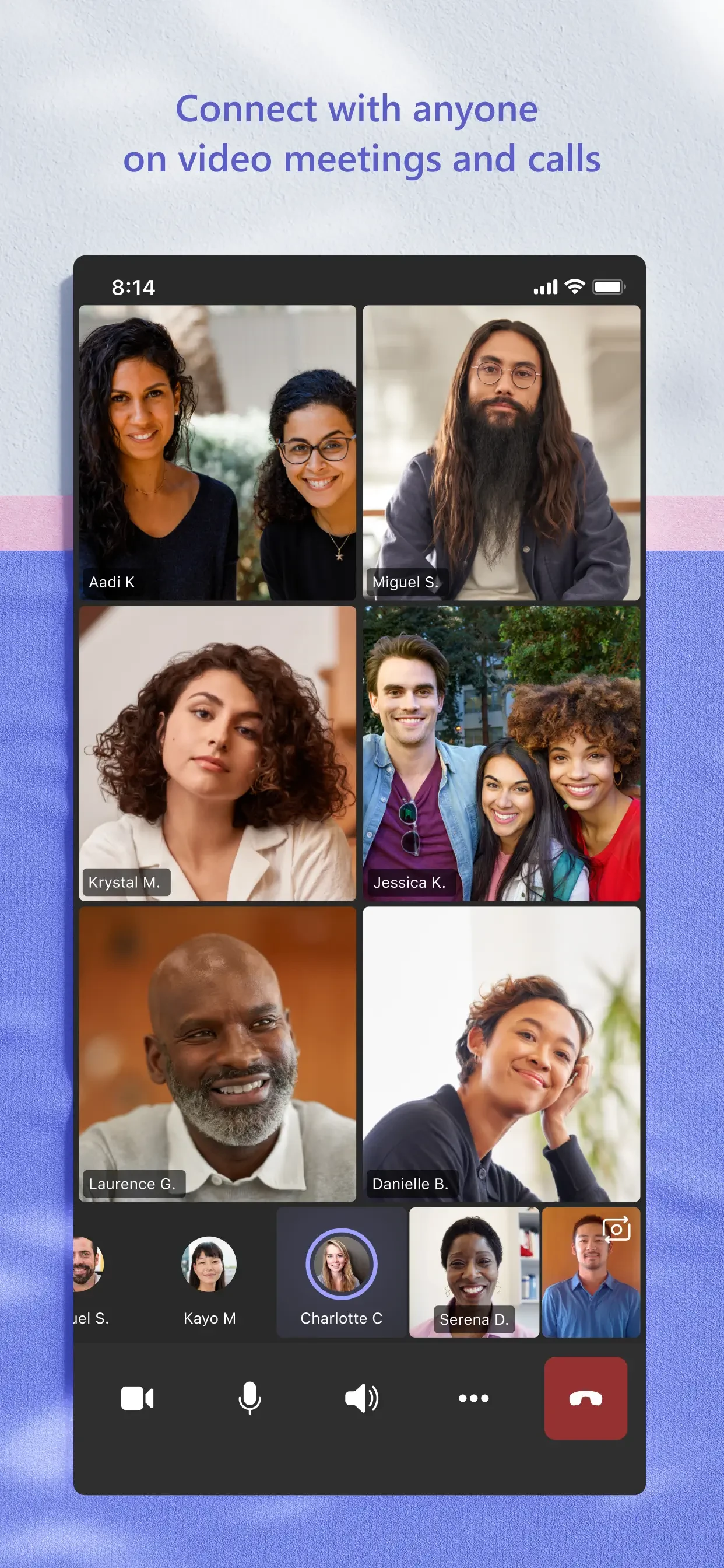 Microsoft Teams app store screenshot 3 — Business (iOS)