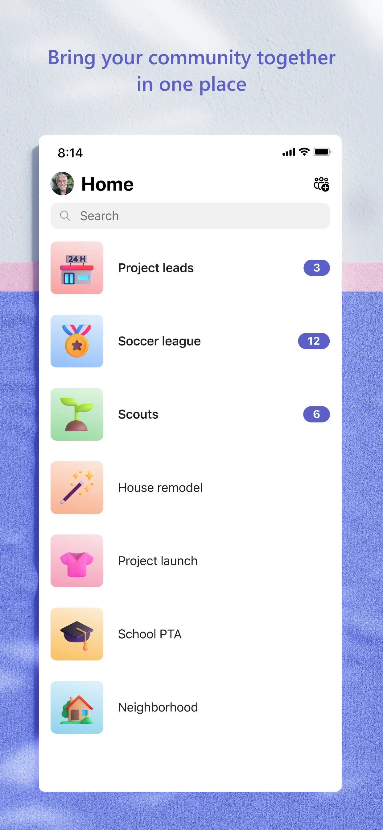Microsoft Teams app store screenshot 4 — Business (iOS)