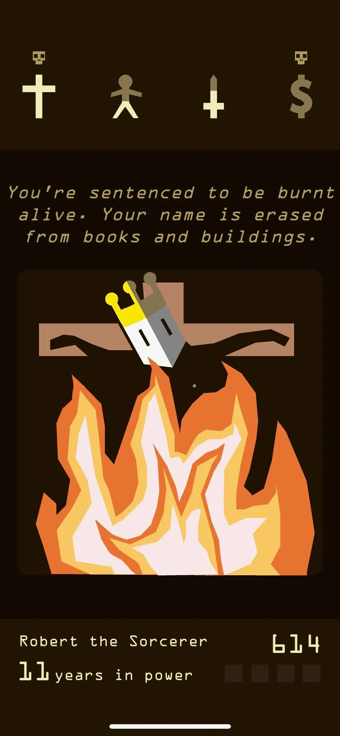 Reigns app store screenshot 4 — Games (iOS)
