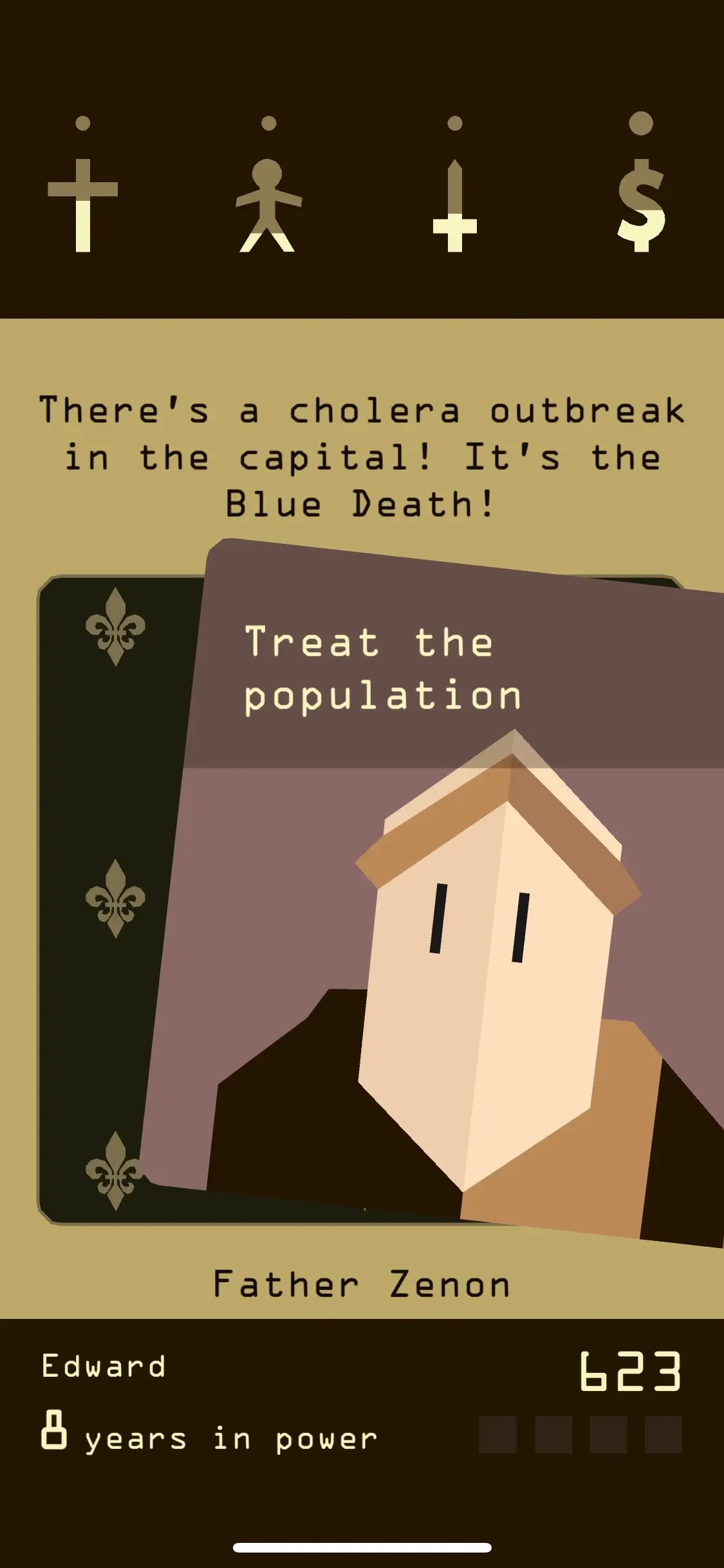 Reigns app store screenshot 5 — Games (iOS)