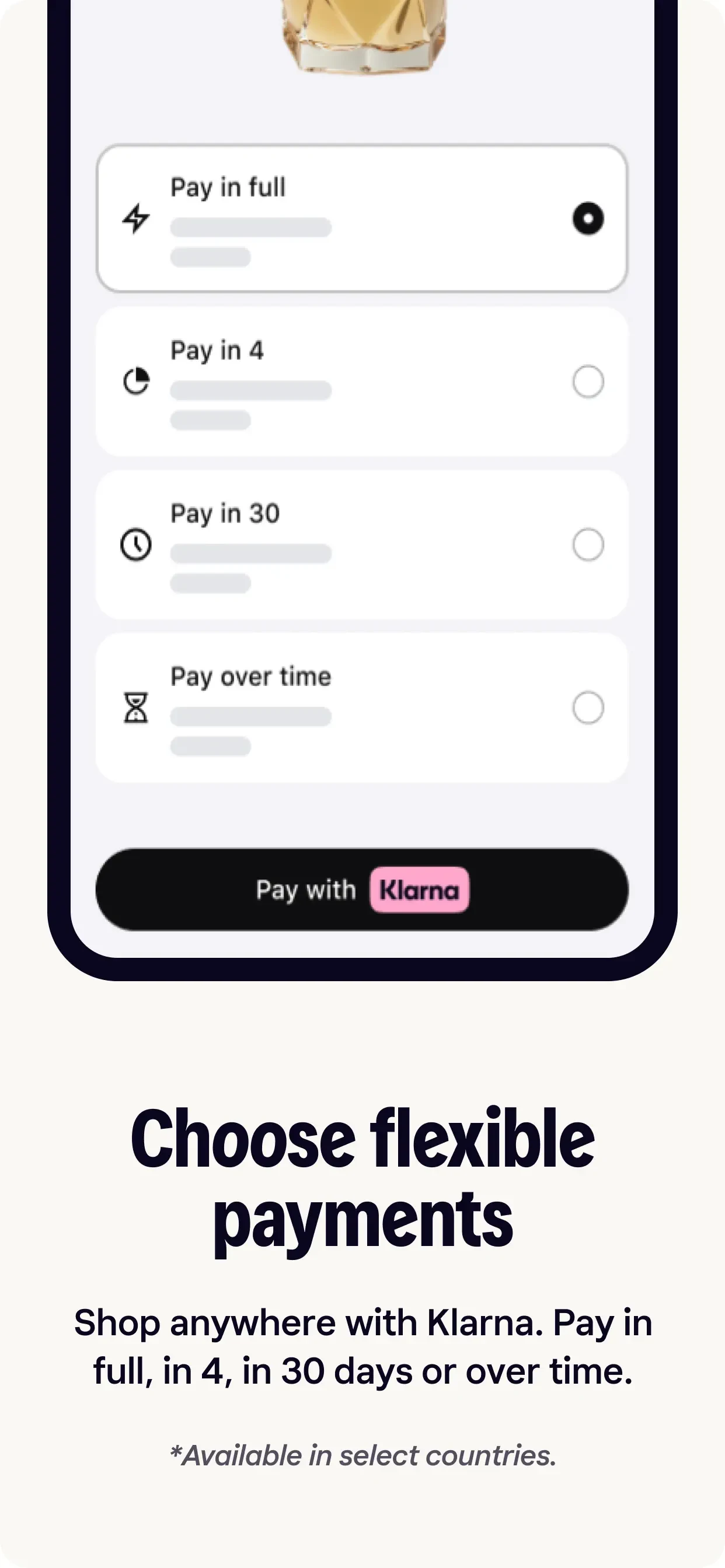 Klarna: Smarter everyday money app store screenshot 2 — Unknown (iOS)