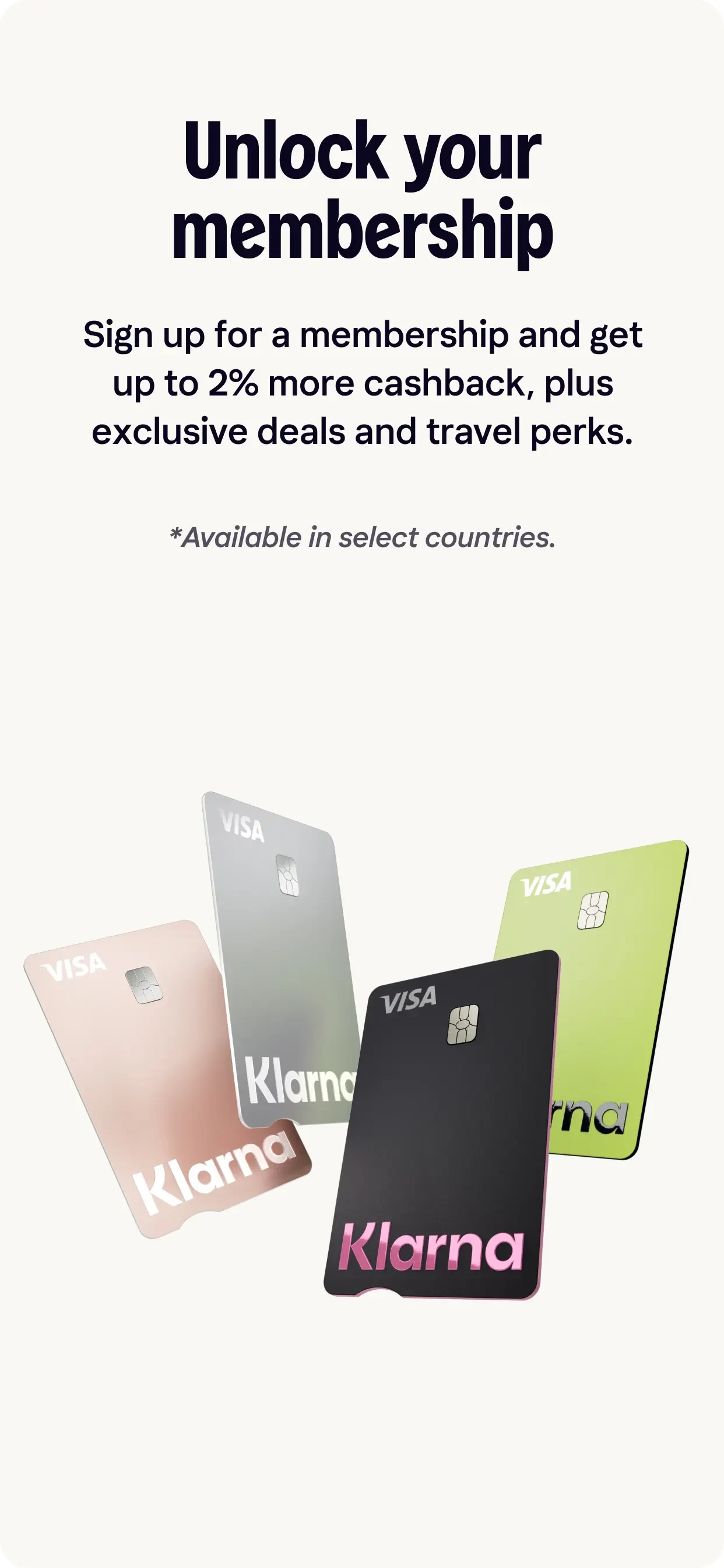 Klarna: Smarter everyday money app store screenshot 5 — Unknown (iOS)