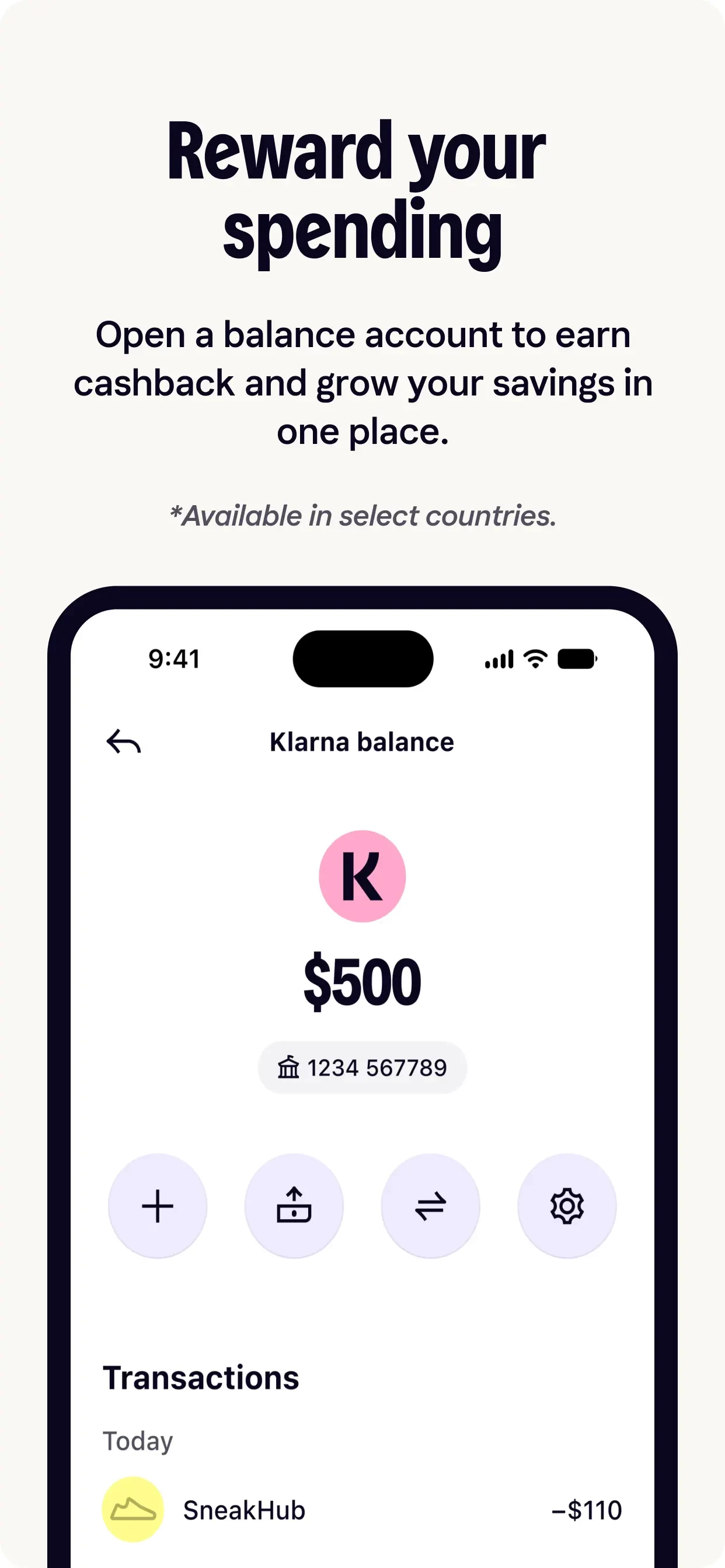 Klarna: Smarter everyday money app store screenshot 6 — Unknown (iOS)