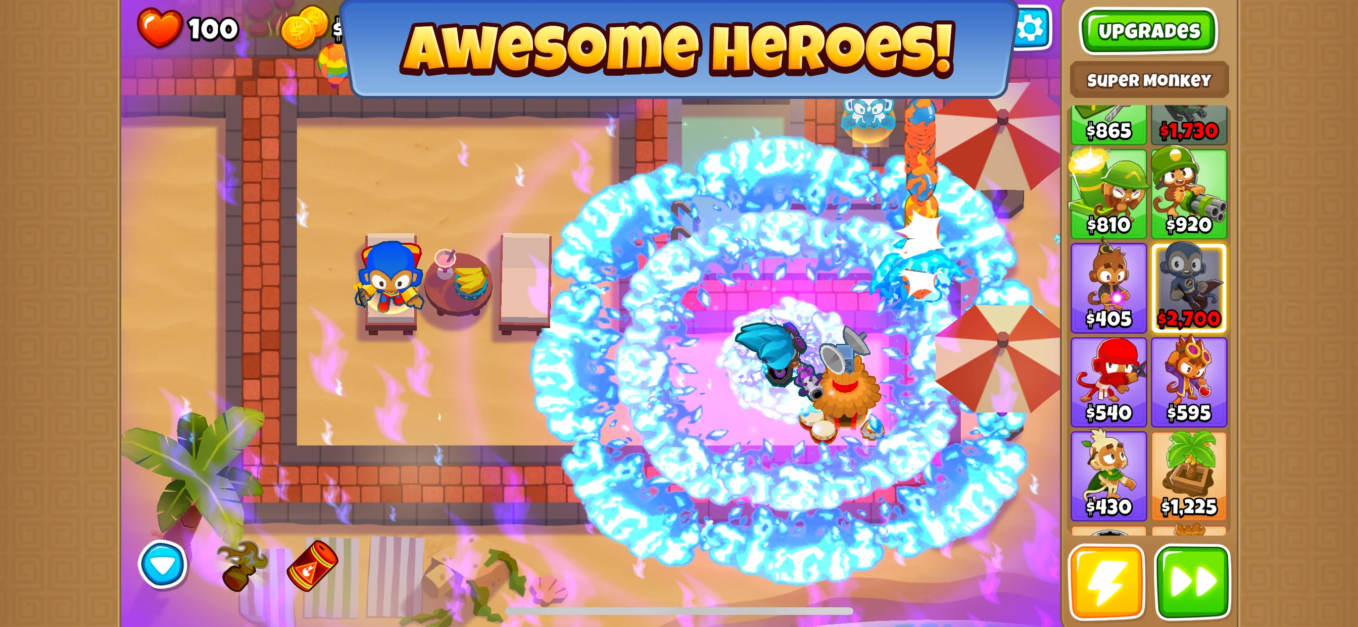 Bloons TD 6 app store screenshot 1 — Games (iOS)