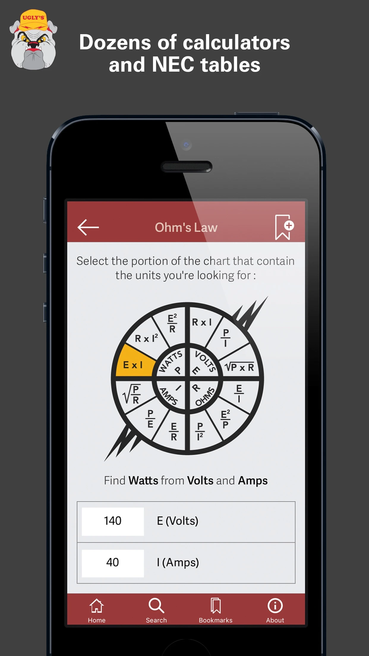 Ugly's Electrical References app store screenshot 1 — Productivity (iOS)