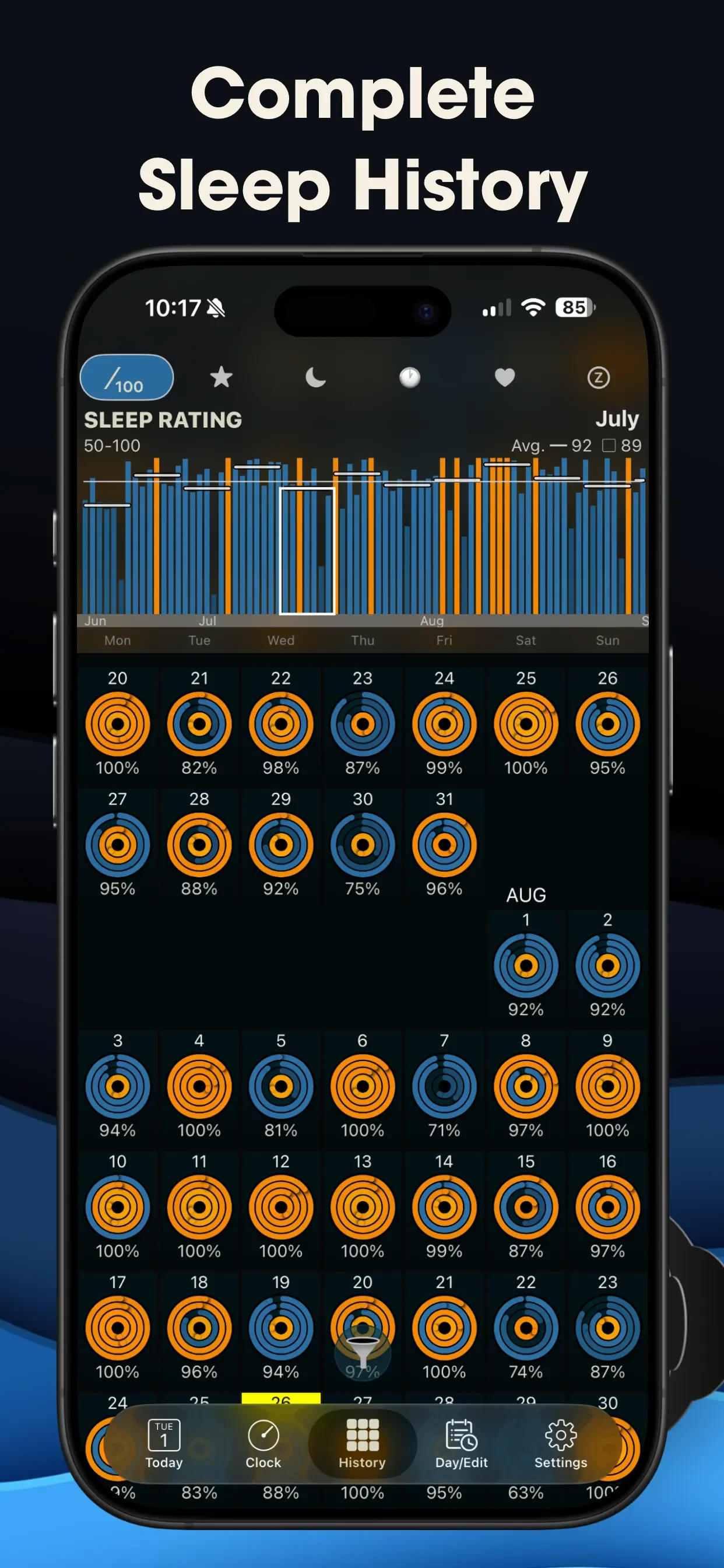 AutoSleep: Watch Sleep Tracker app store screenshot 10 — Health & Fitness (iOS)