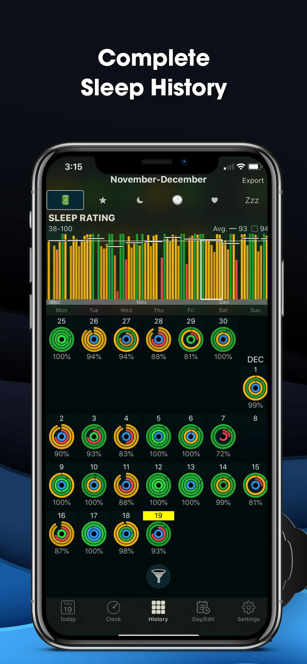 AutoSleep: Watch Sleep Tracker app store screenshot 10 — Health & Fitness (iOS)