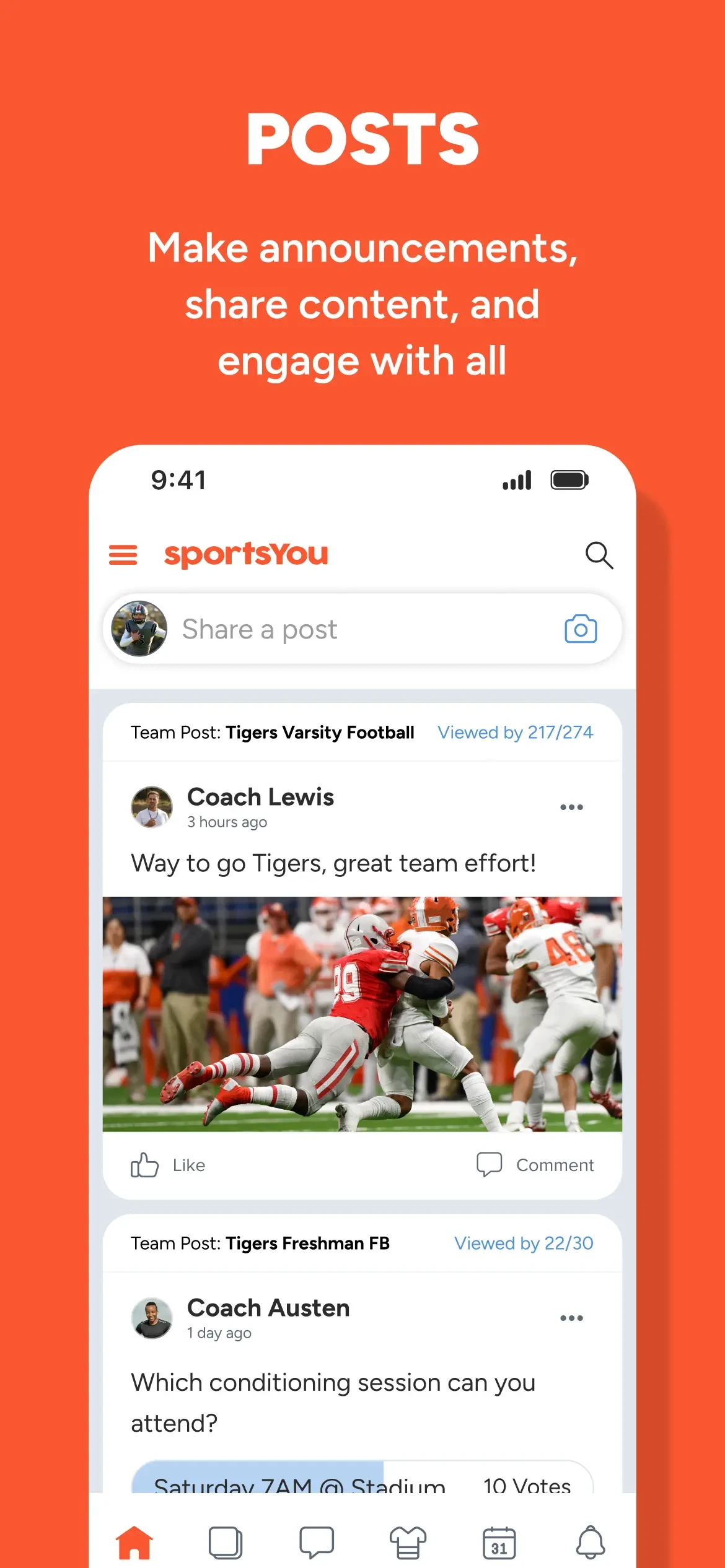 sportsYou app store screenshot 2 — Unknown (iOS)