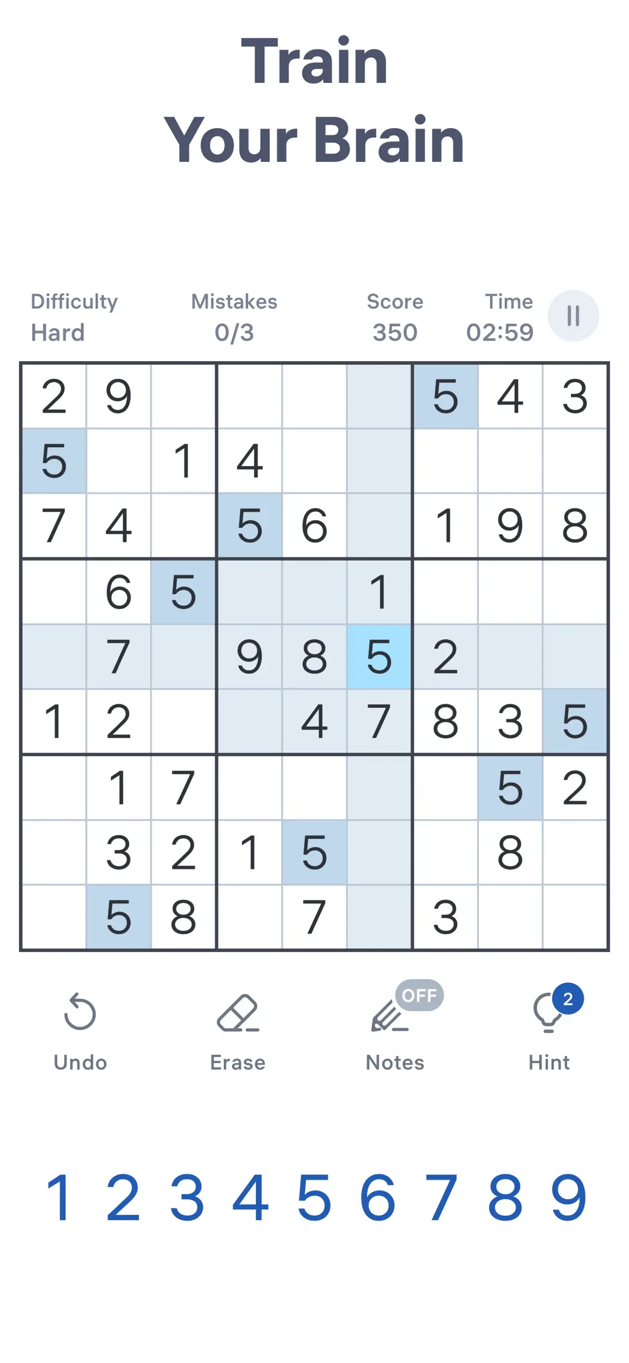 Sudoku.com - Number Games app store screenshot 3 — Games (iOS)