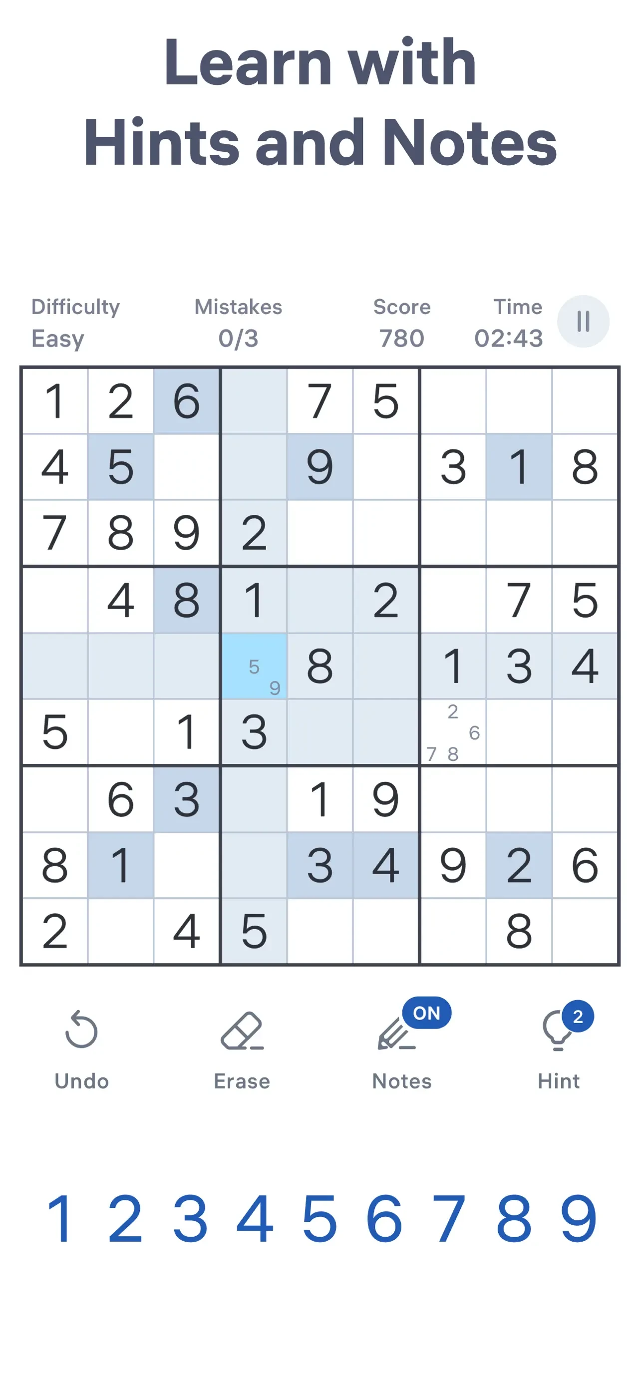 Sudoku.com - Number Games app store screenshot 6 — Games (iOS)